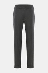 Marco Pescarolo Cashmere-Jogpants 'Manu' dunkelgrau meliert