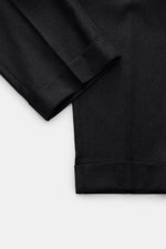 Close-up view of PT Torino Wool trousers 'Master Fit' anthracite melange showing fixed turn-up cuff, soft virgin wool fabric with stretch.

Description: 
<p>Confident style for the office: The 'Master Fit' trousers by PT TORINO combine fine virgin wool wi