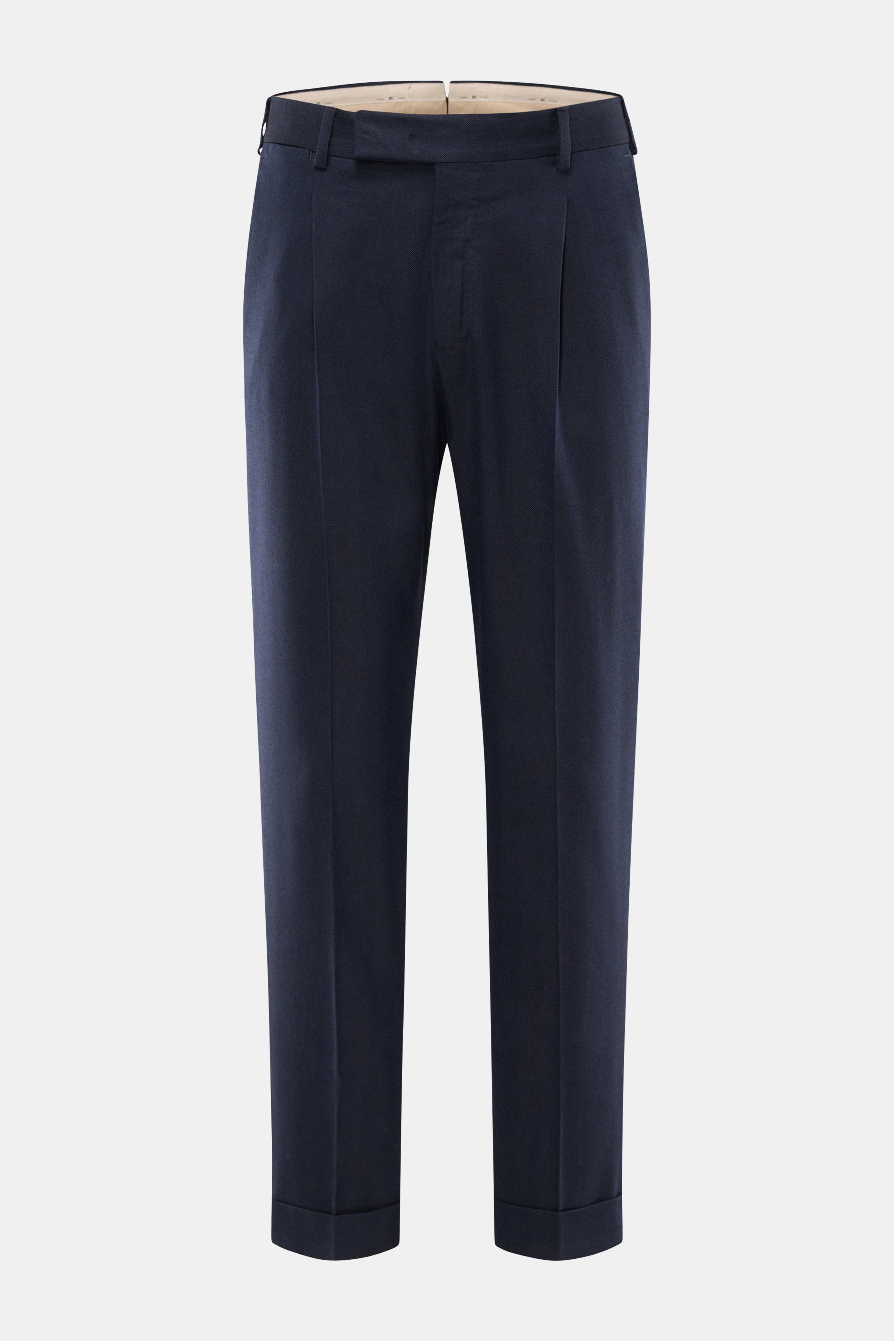 PT Torino Hose 'Rebel Fit' navy gemustert
