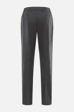 Ace Denim Woll-Jogpants dunkelgrau meliert