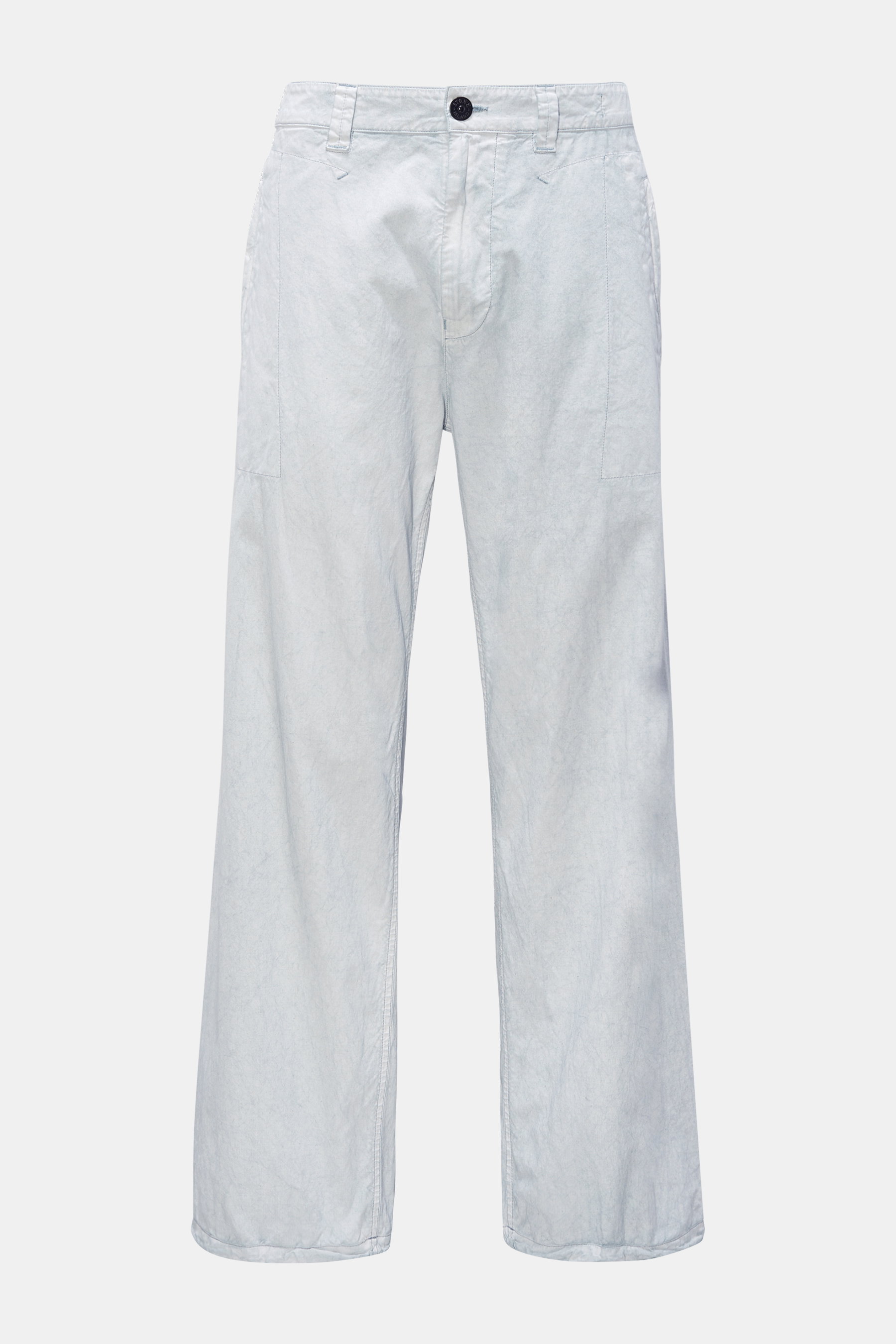 Stone Island Baumwoll-Joggpants 'Marina' pastellblau