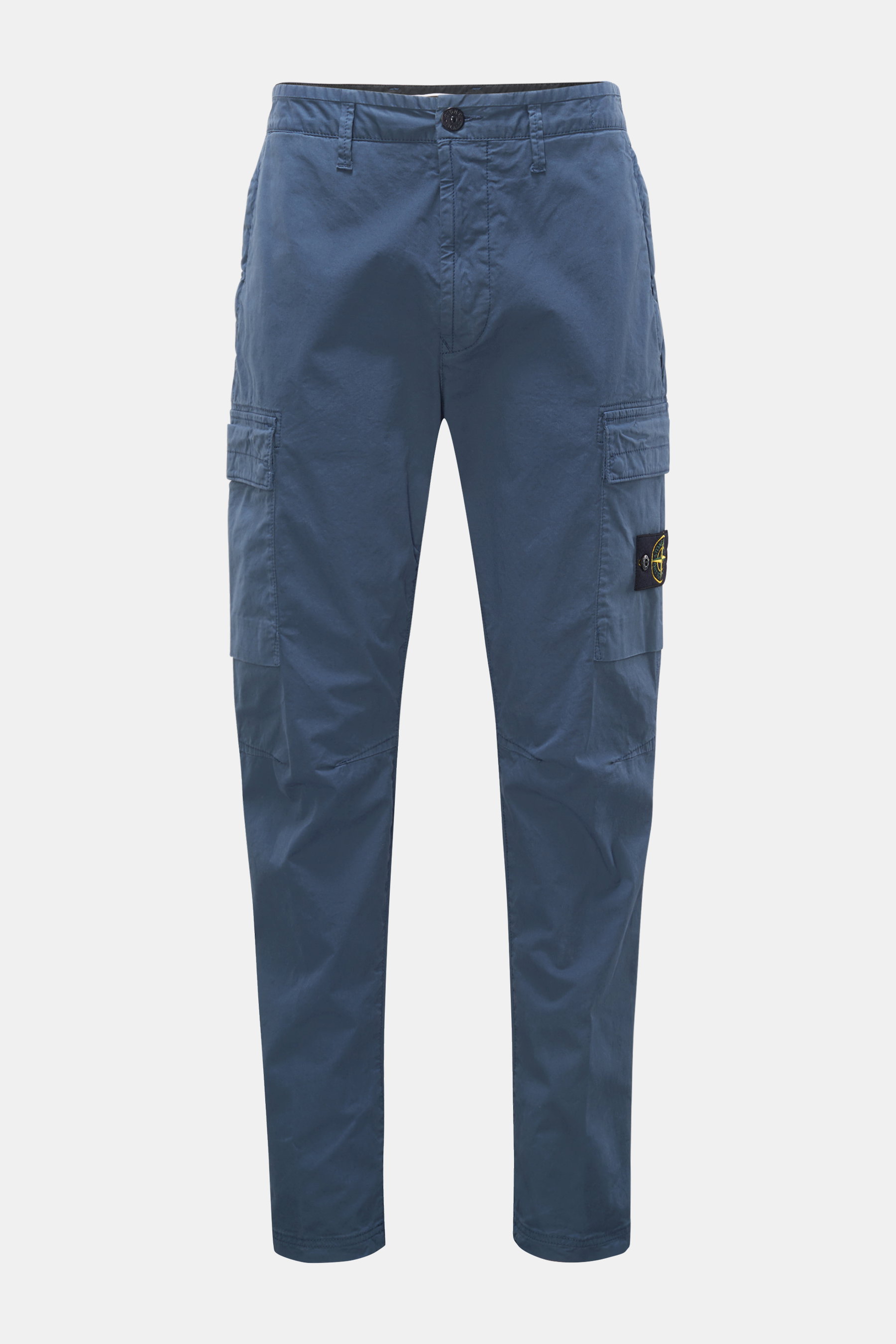 Stone Island Baumwoll-Cargohose graublau