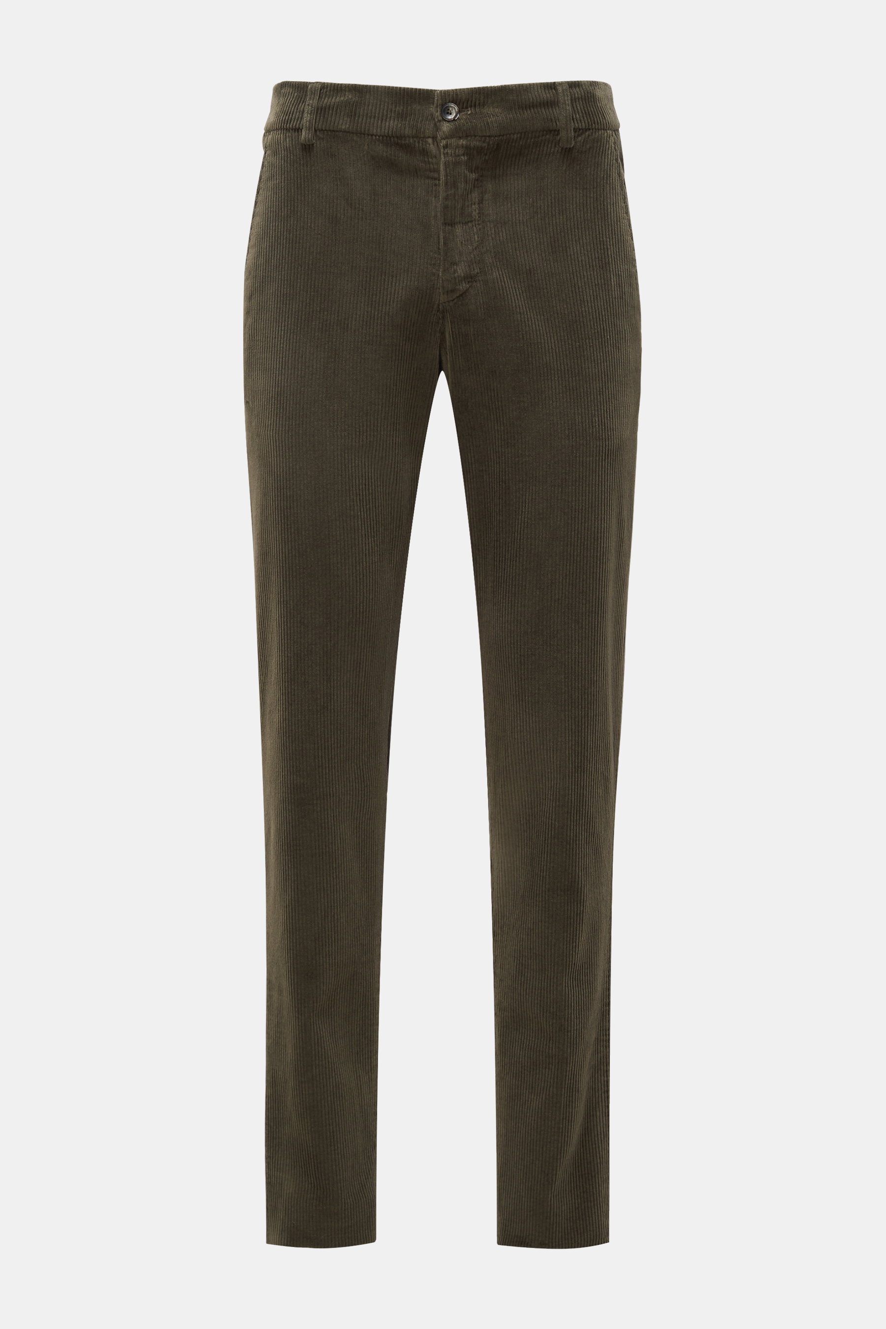 Marco Pescarolo Cord-Joggpants 'Manu' dark olive