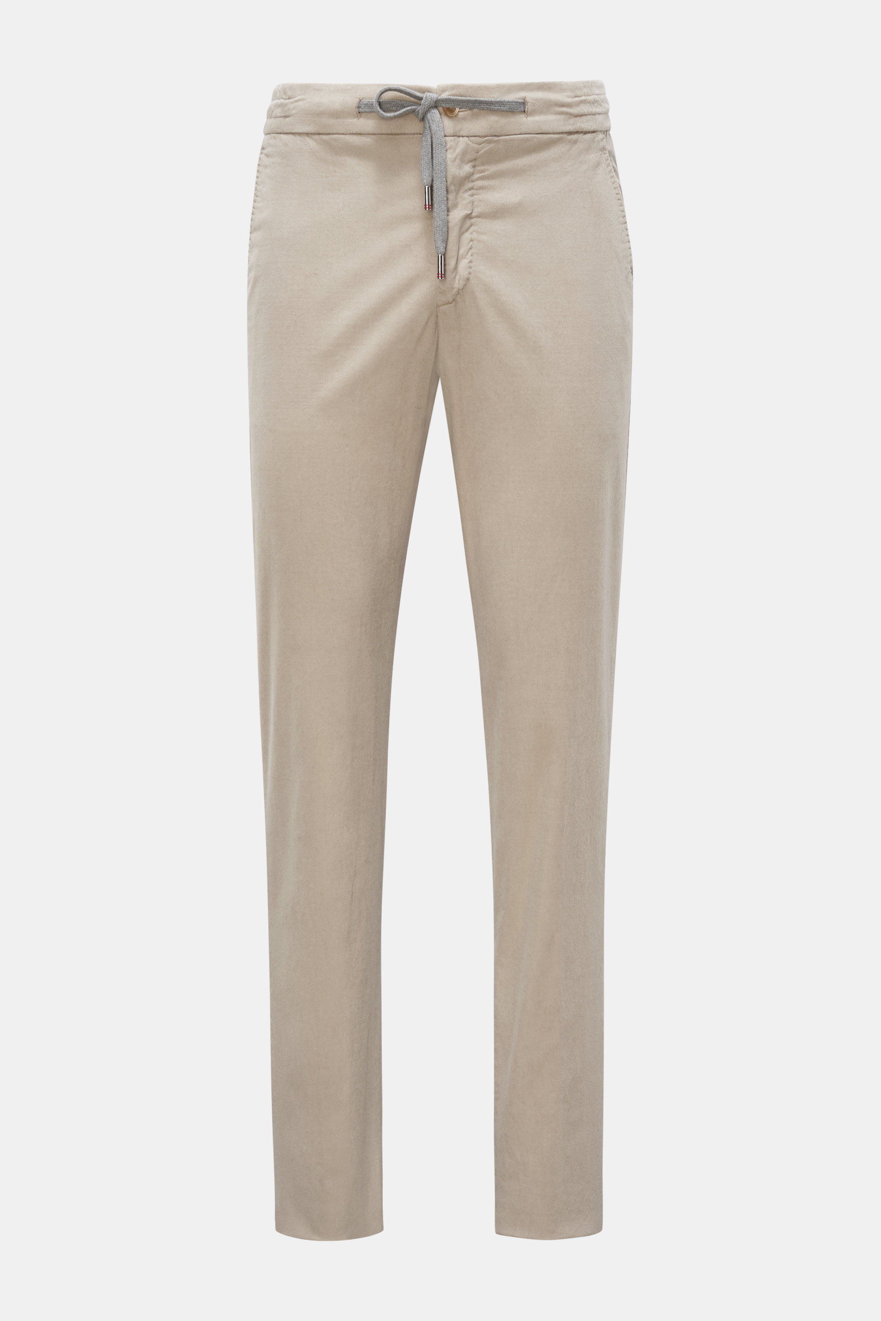 Marco Pescarolo Cord-Joggpants 'Caracciolo' grau