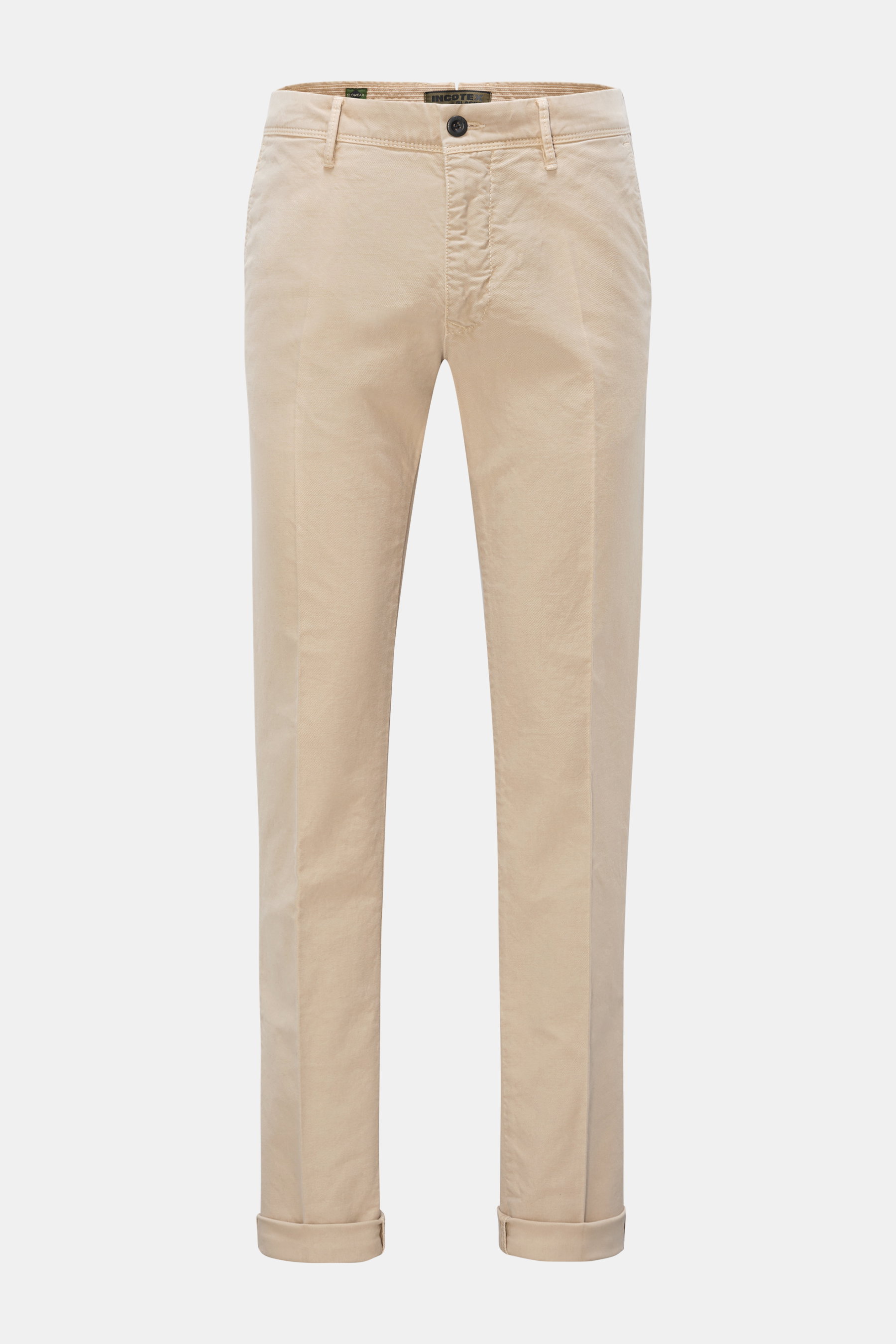 Incotex Slacks Trousers 'Slim Fit' beige