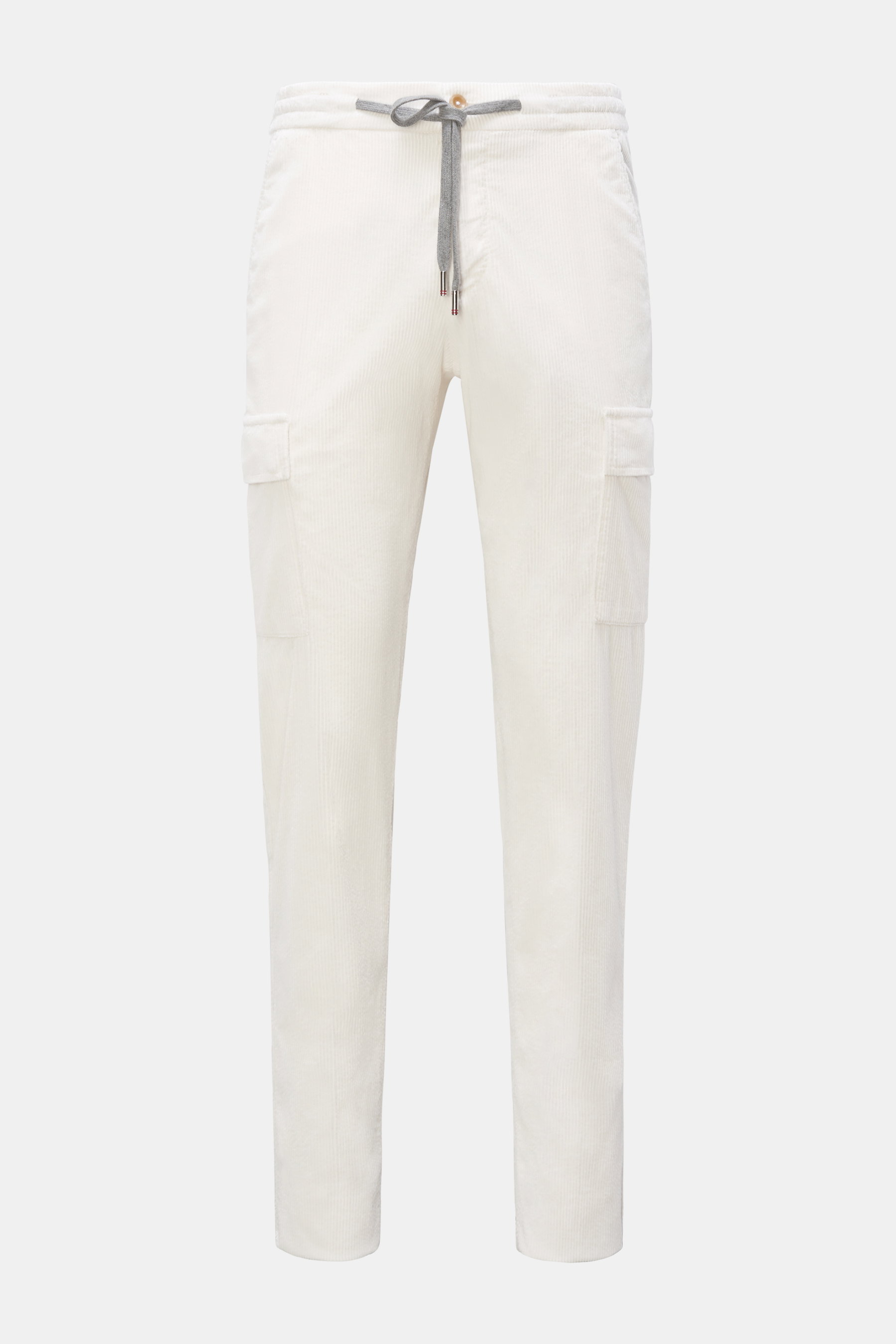 Cord Cargo-Jogpants 'Tor' offwhite