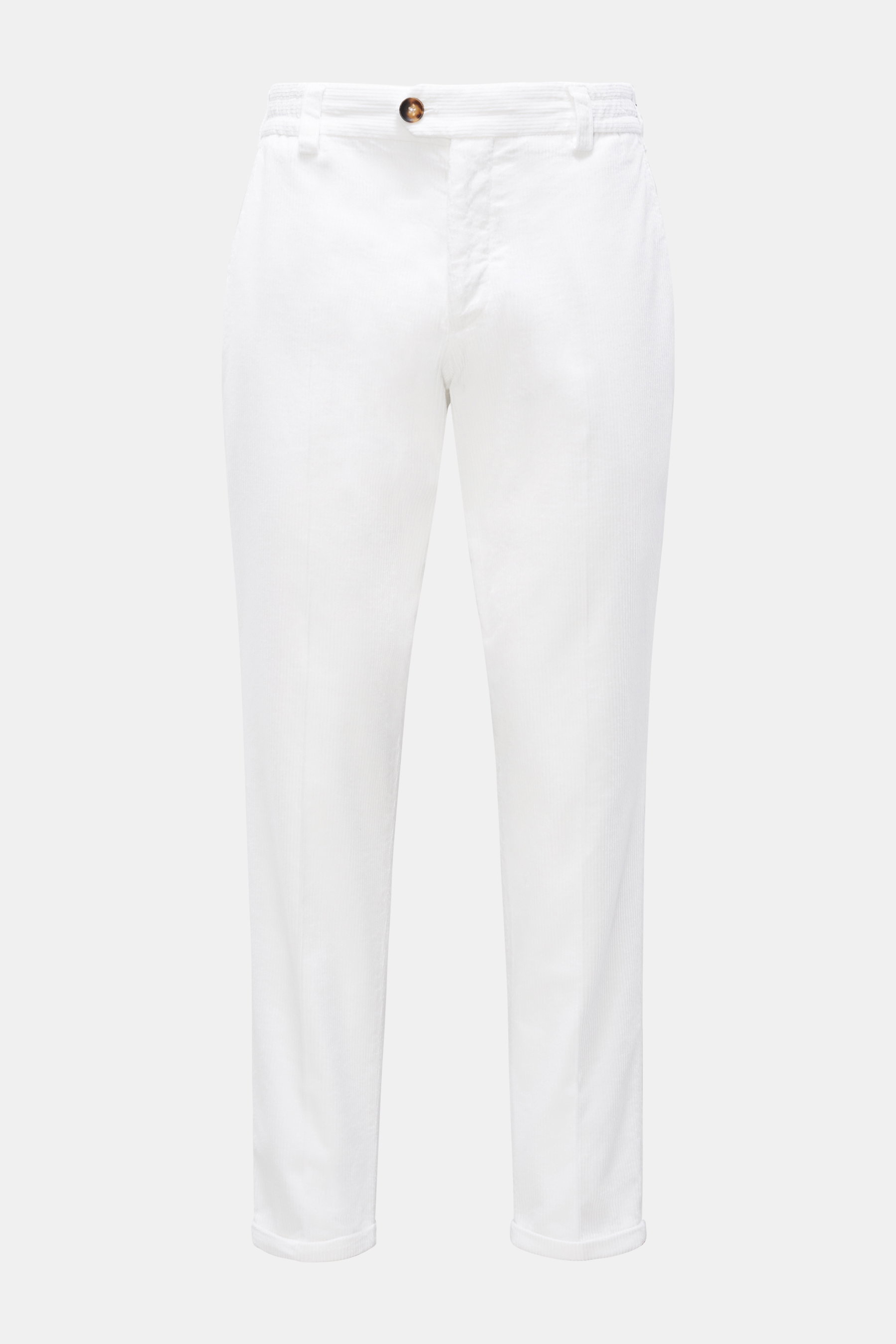 PT Torino Cord-Jogpants 'Rebel Fit' weiß