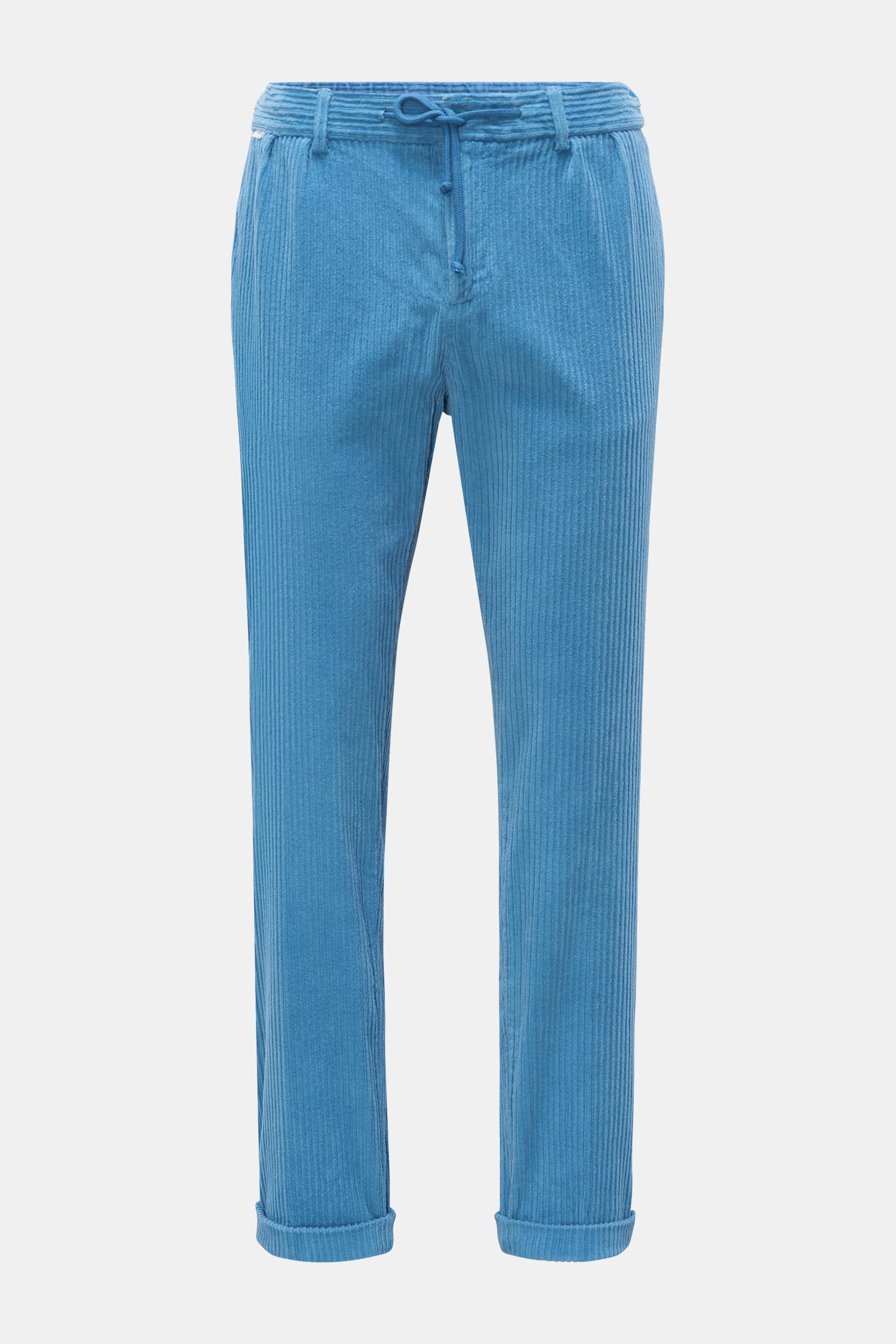 04651/ A trip in a bag Corduroy jogger pants 'Oyster' smoky blue