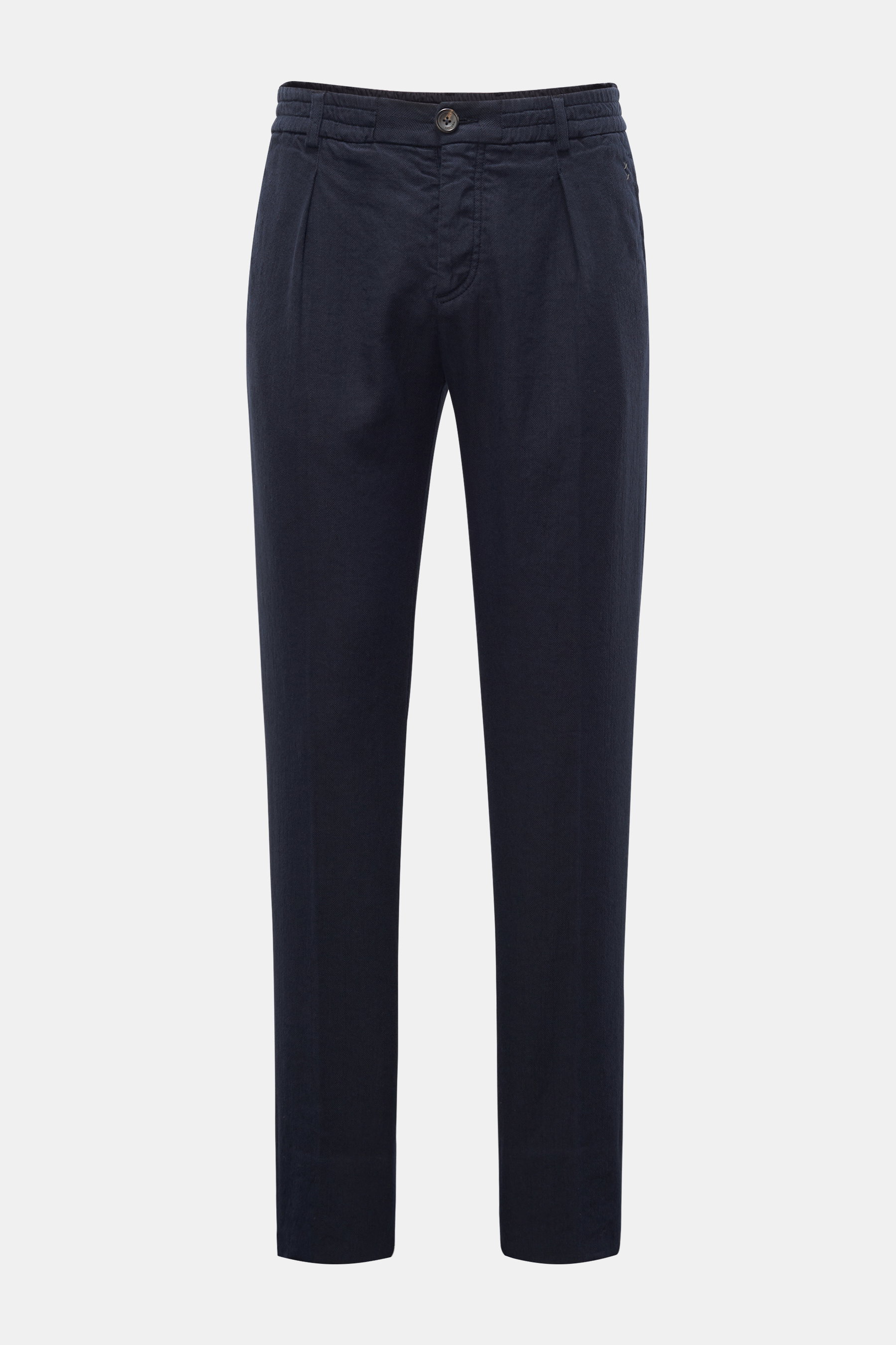 Weber+Weber Joggpants 'Military Drill Wide Slacks' navy