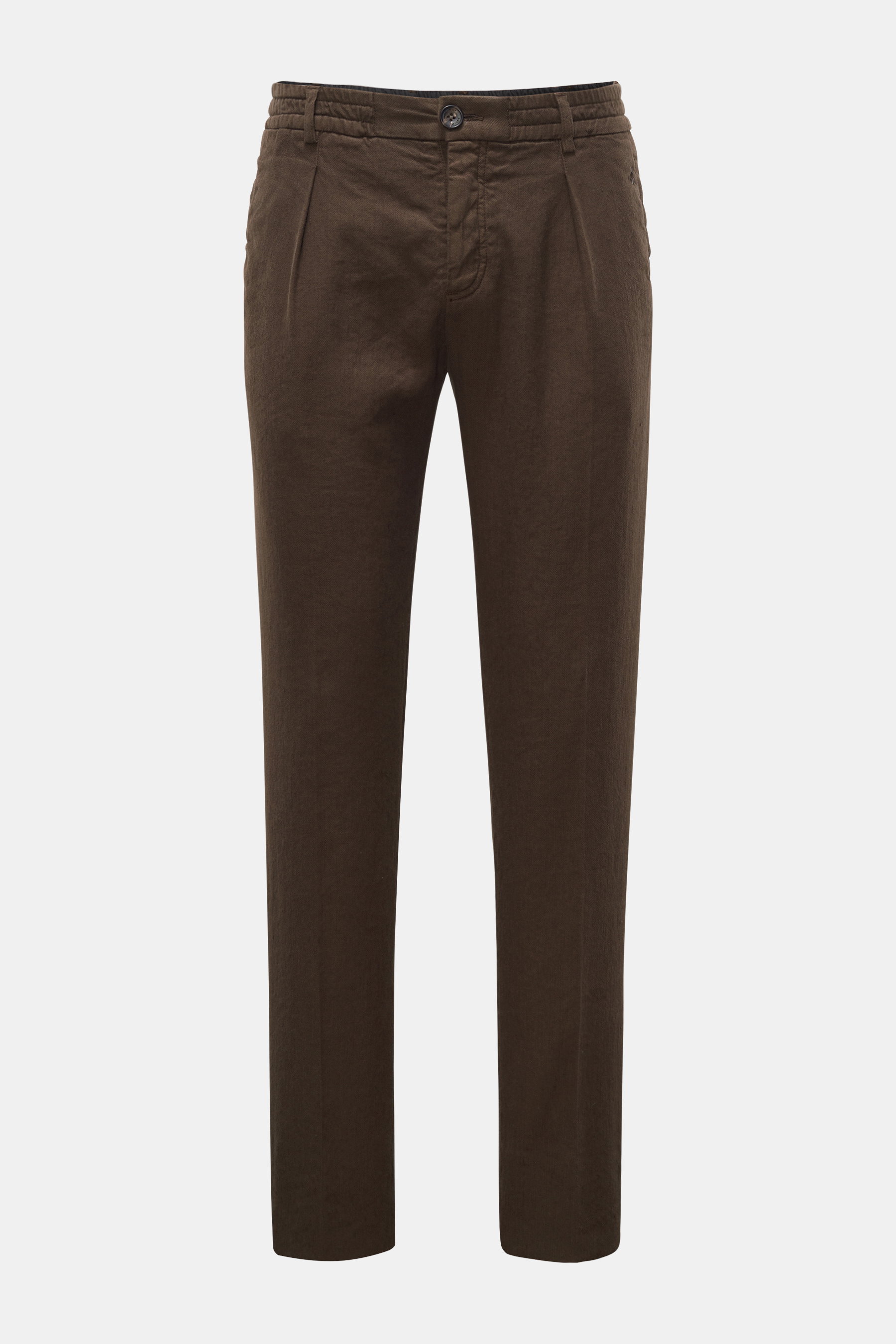 Weber+Weber Joggpants 'Military Drill Wide Slacks' dark olive