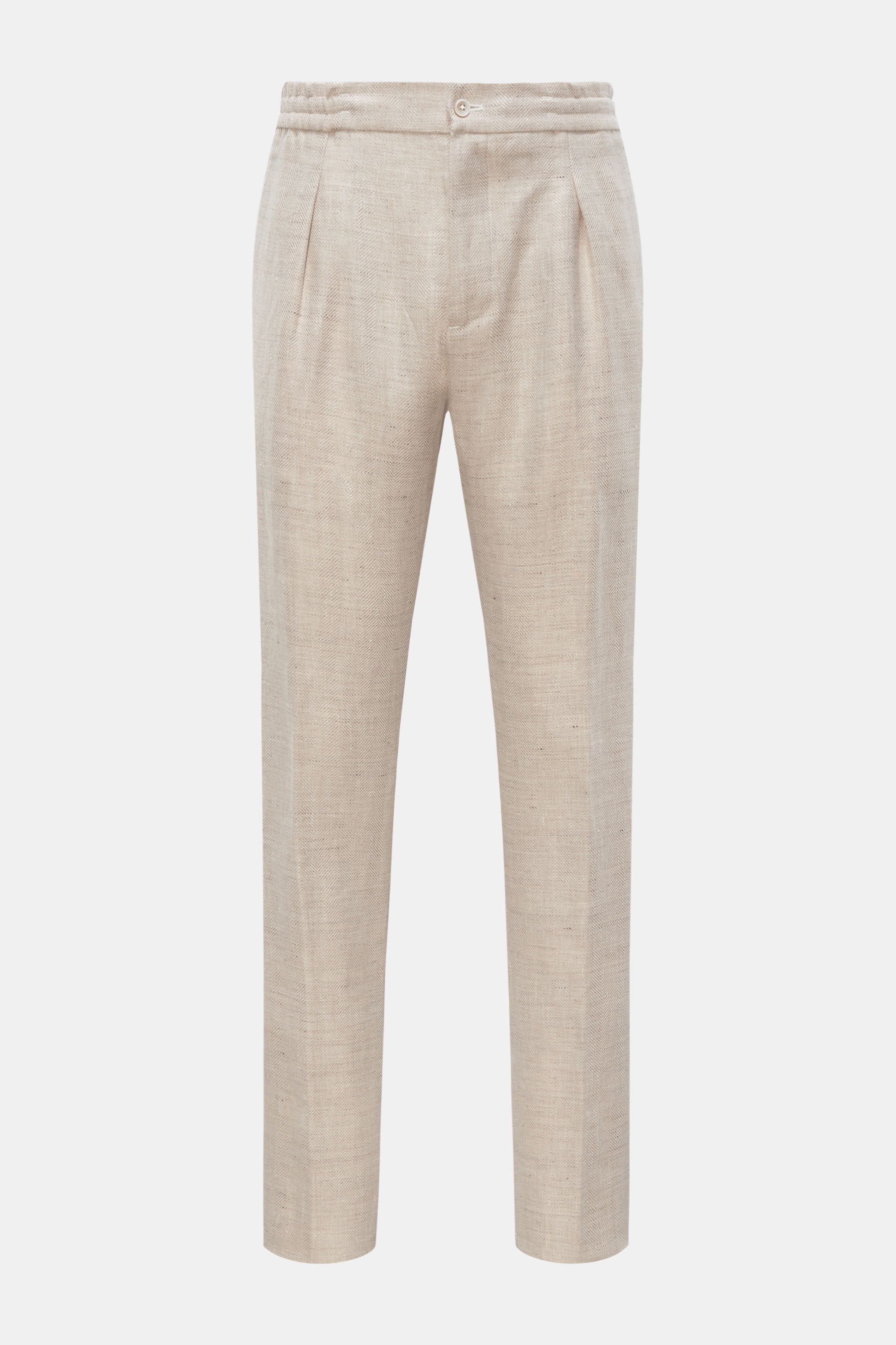 Marco Pescarolo - Herren - Joggpants %27Chiaia%27 beige gemustert