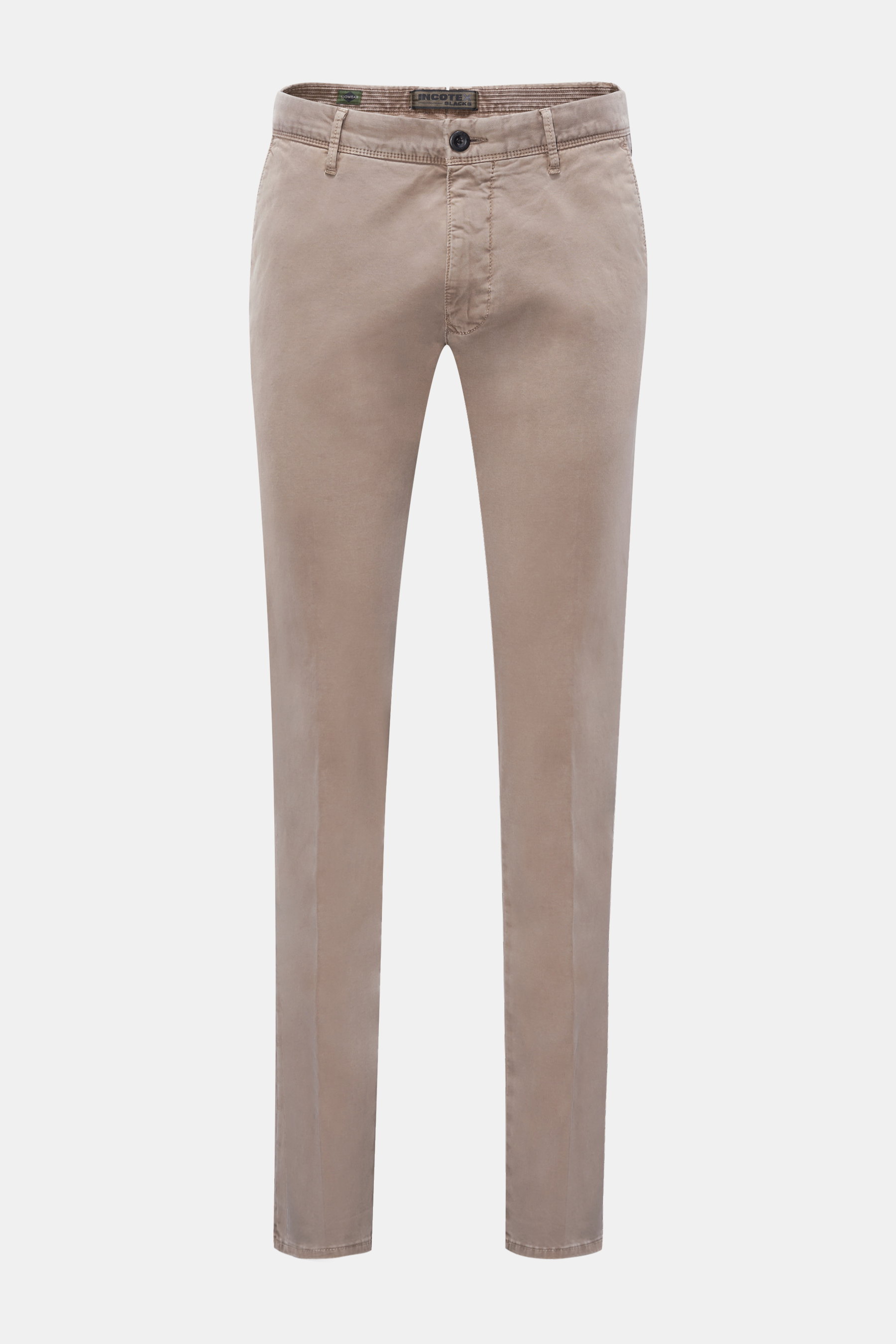 Incotex Slacks Baumwollhose 'Slim Fit' graubraun