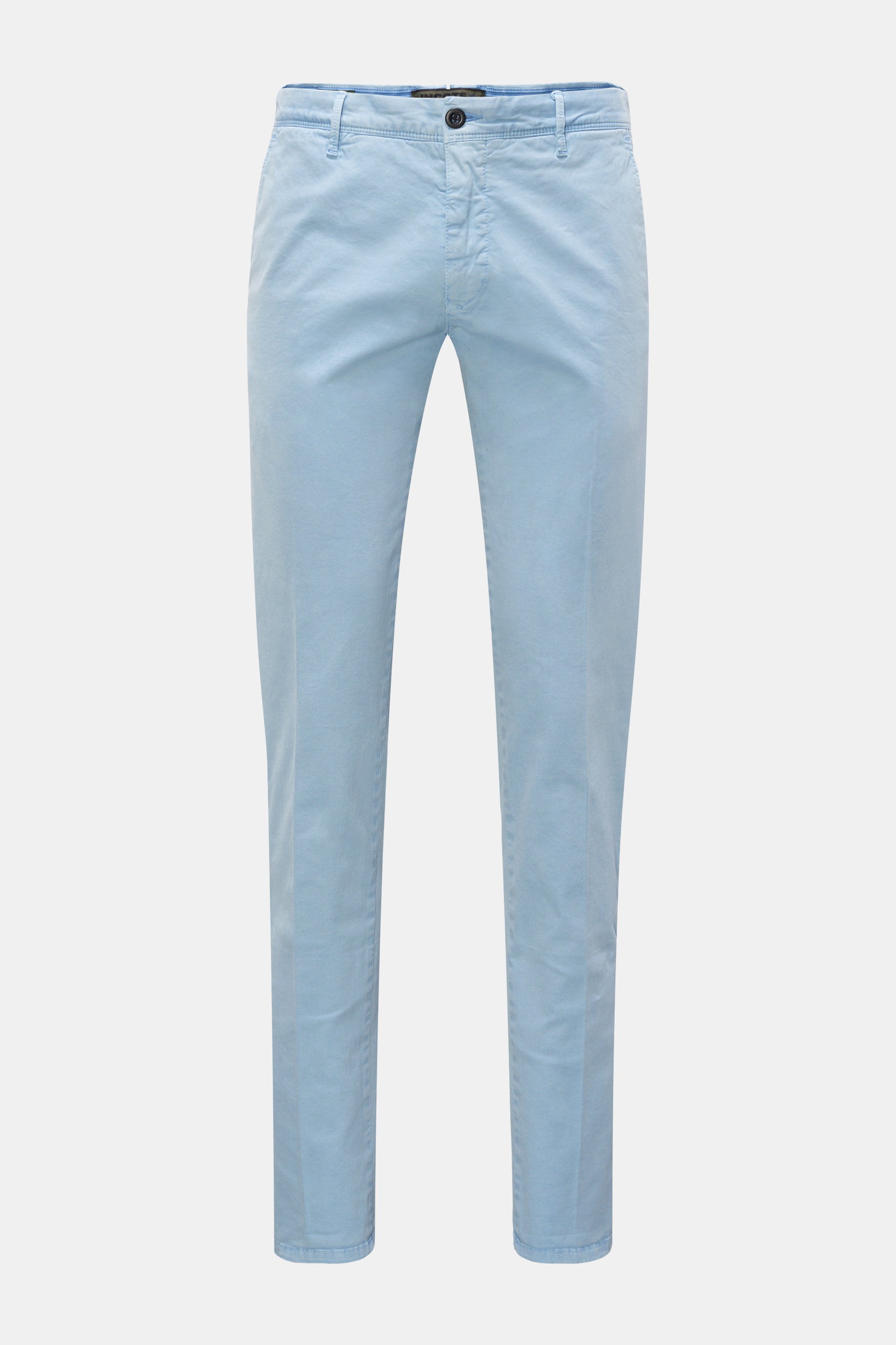 Incotex Slacks Baumwollhose 'Slim Fit' hellblau