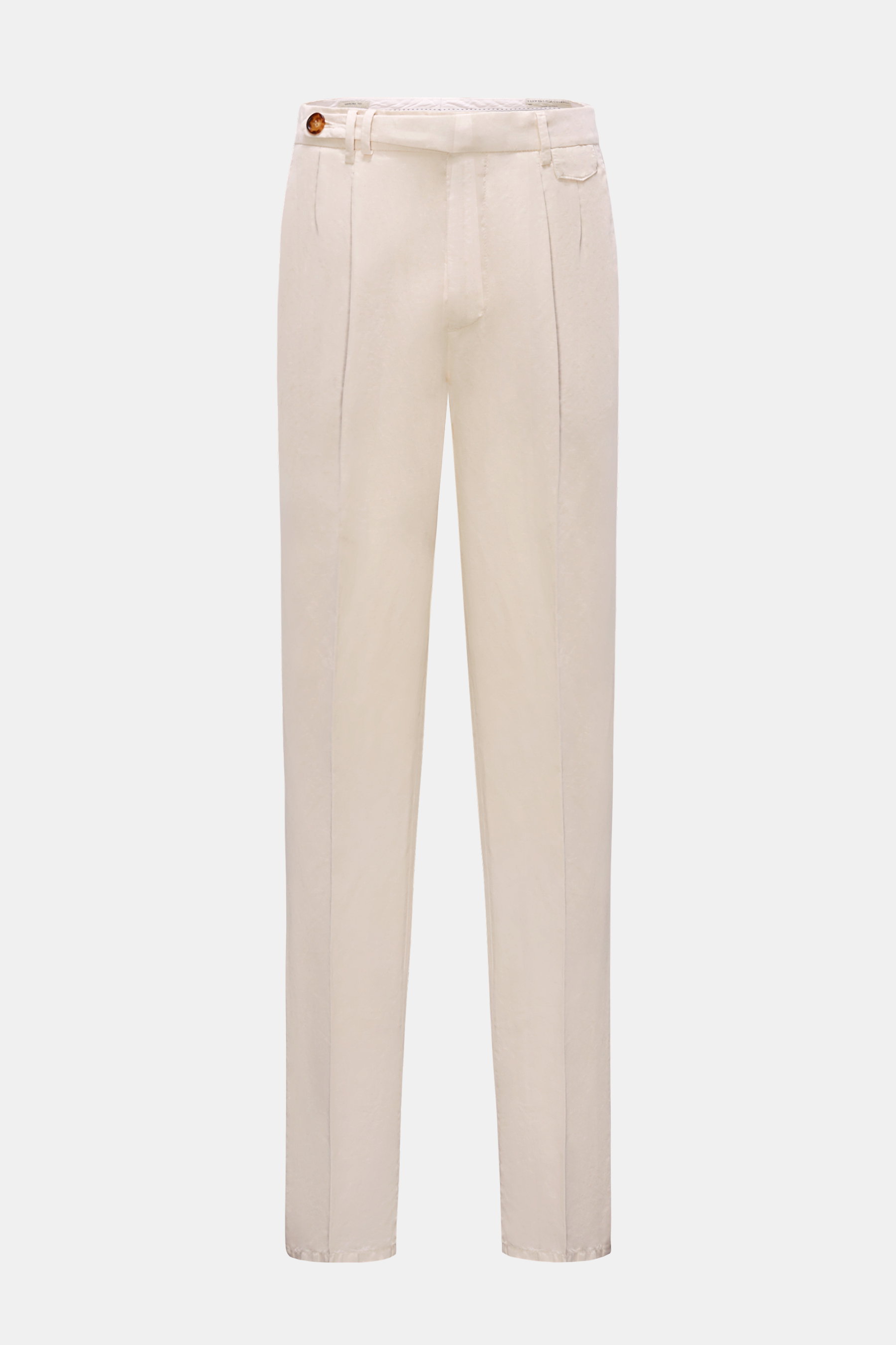 Brunello Cucinelli Hose 'Leisure Fit' creme