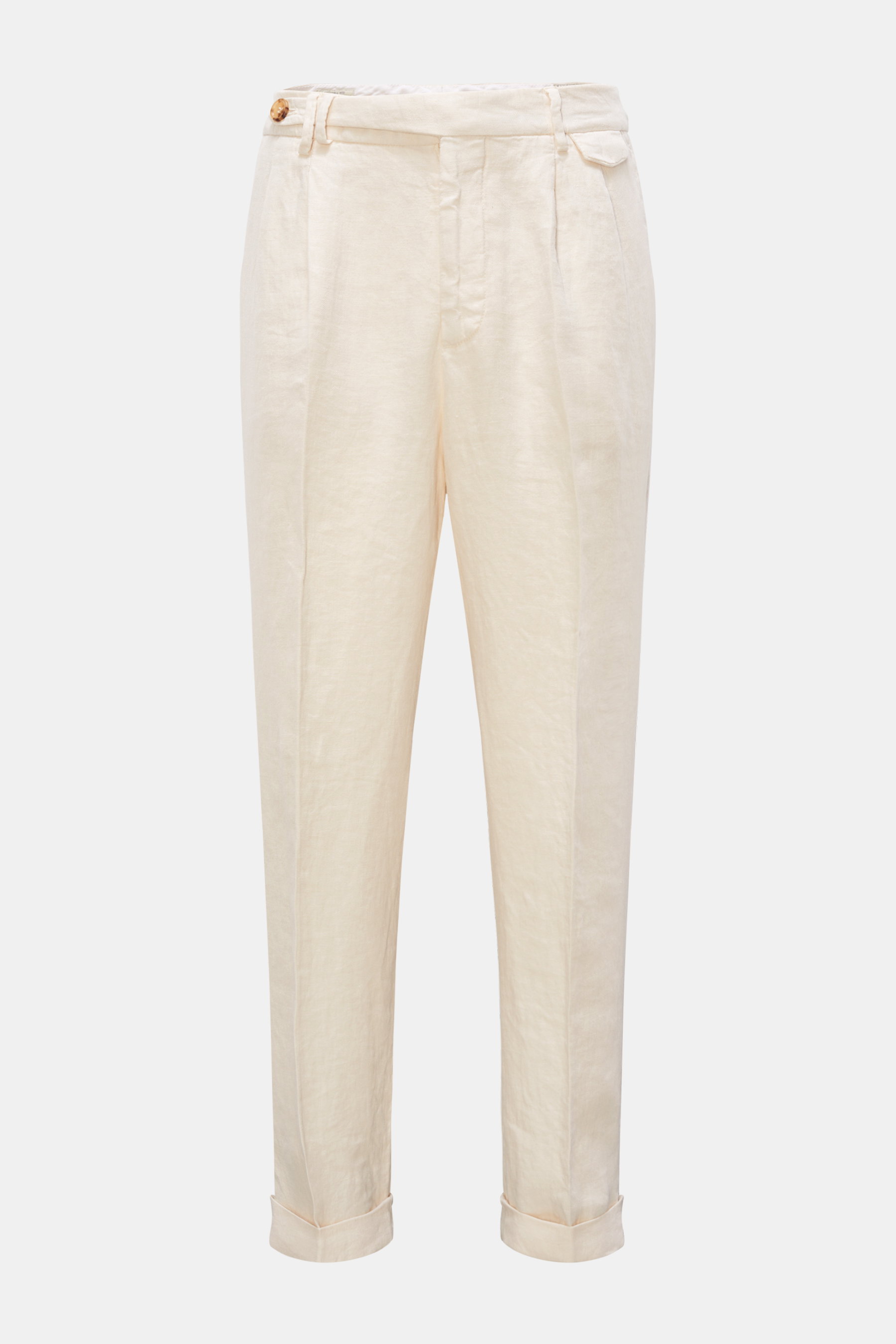 Brunello Cucinelli Leinenhose creme