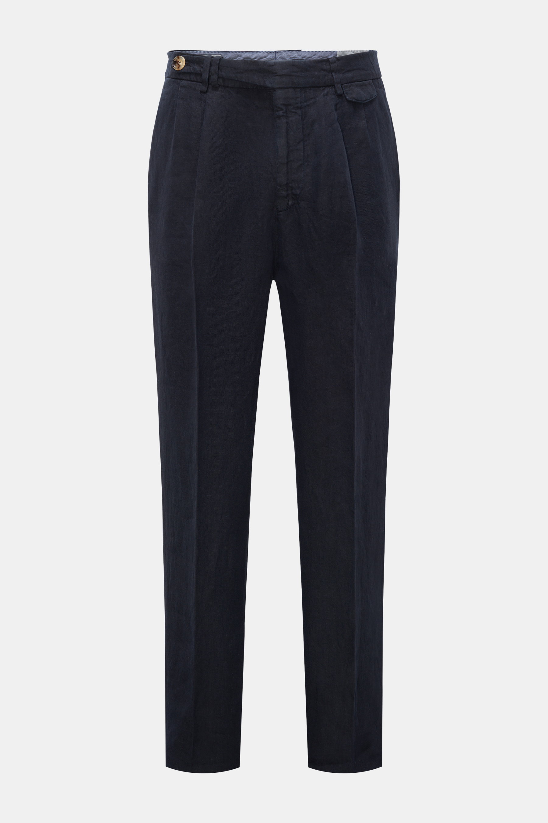 Brunello Cucinelli Leinenhose navy