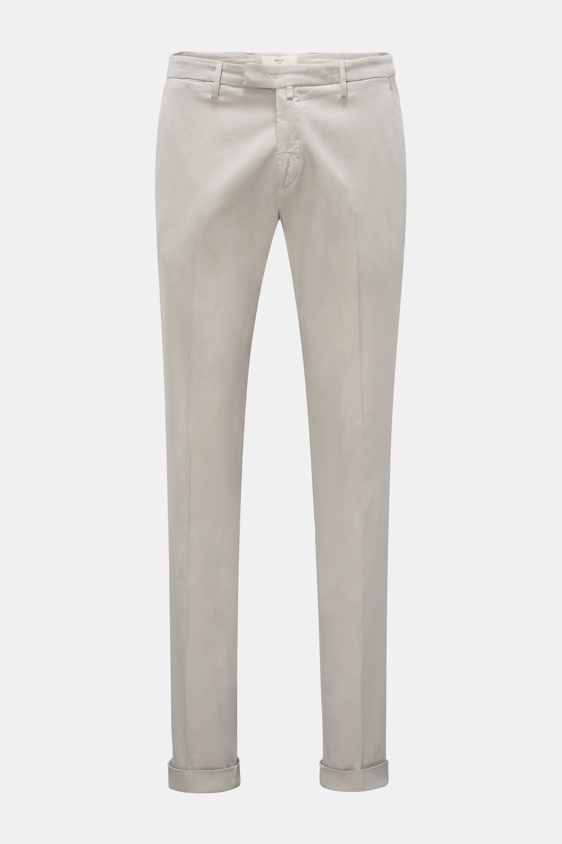 Briglia 1949 Piqué-Hose hellgrau
