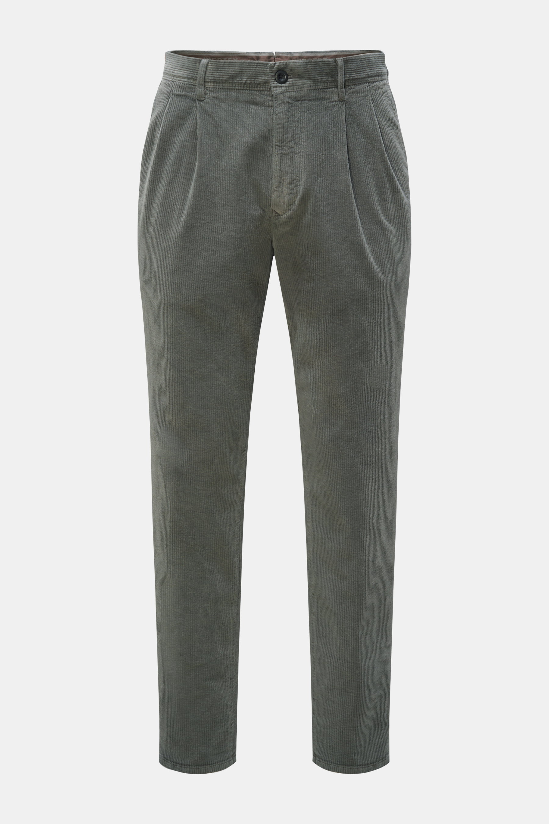 Incotex Slacks Cordhose 'Tapered Fit' grau