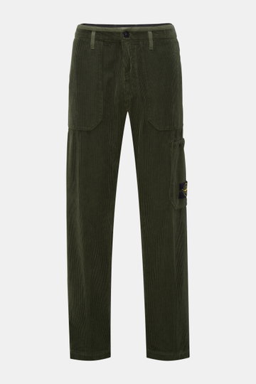Stone Island Cordhose dunkelgrün