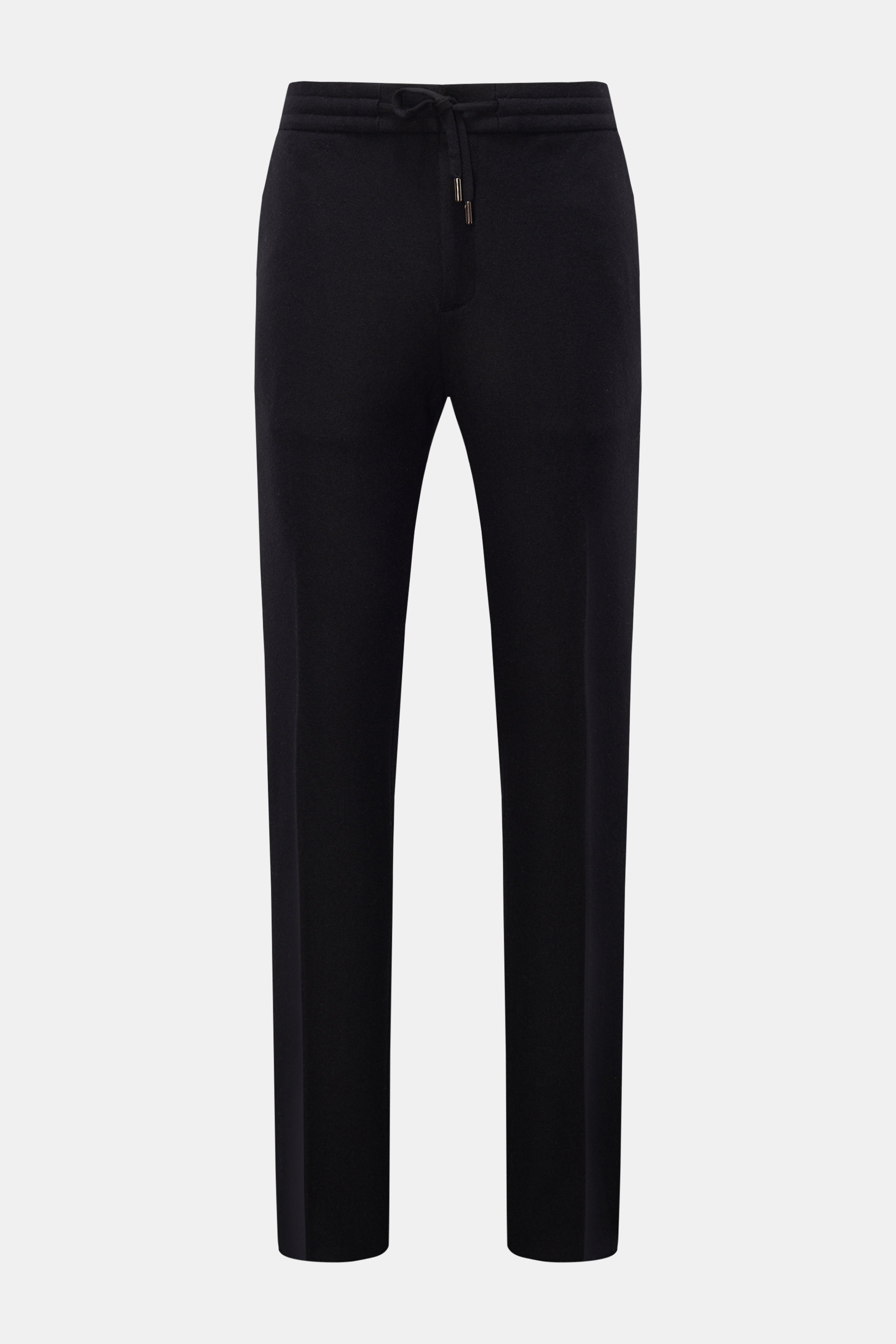 Maurizio Baldassari Cashmere Jersey-Joggpants schwarz