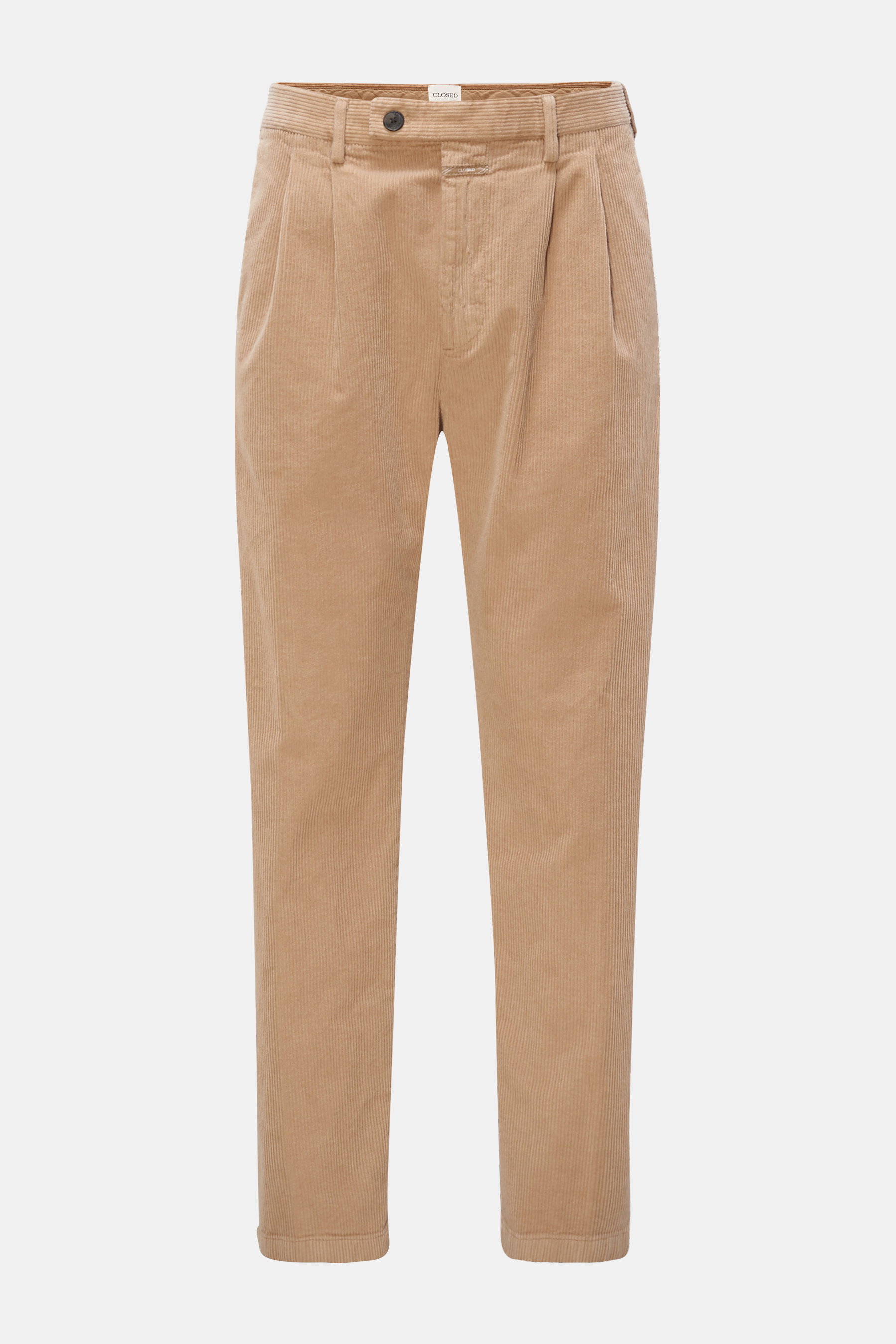 Closed Cordhose beige