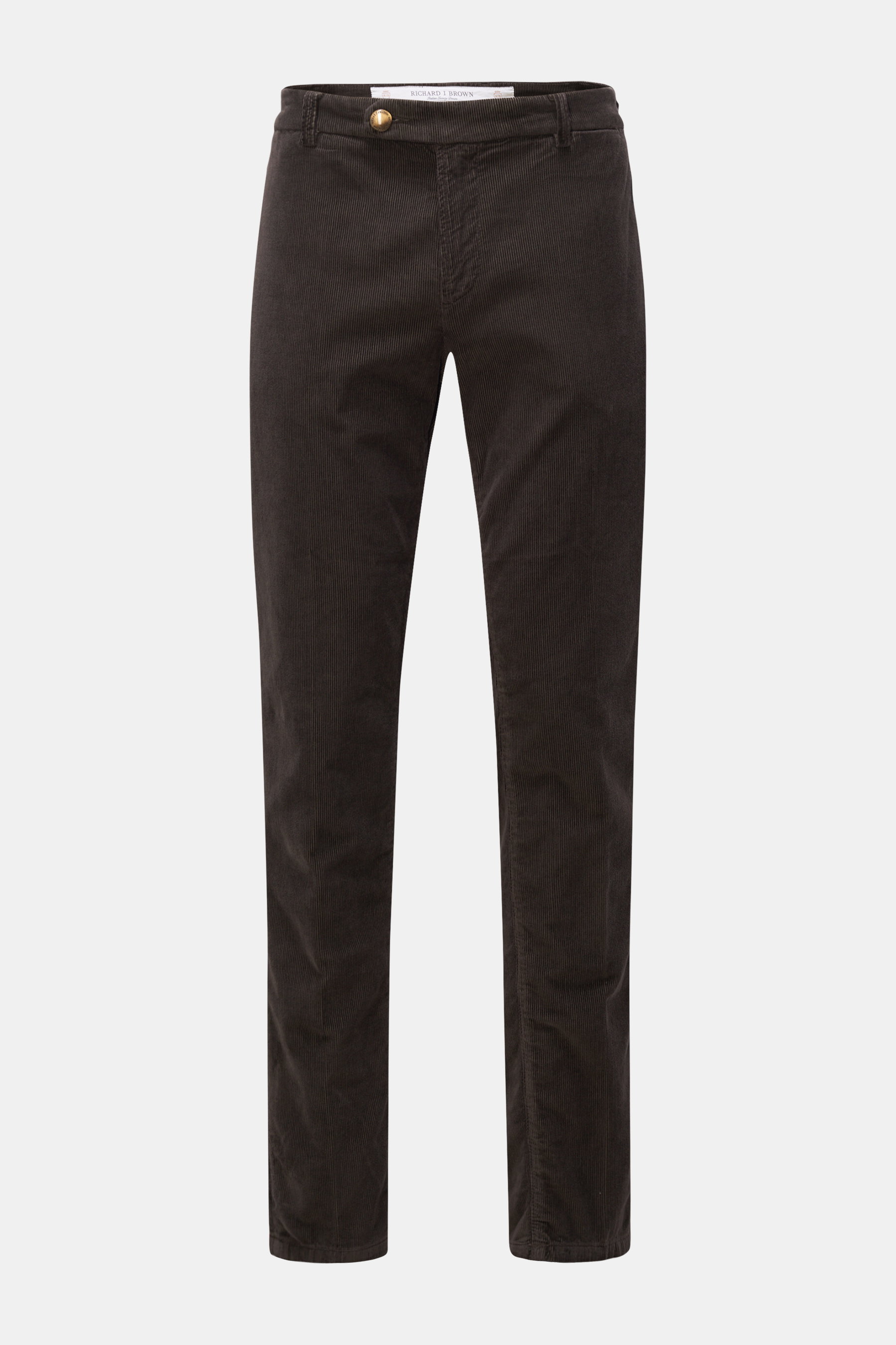 Richard J. Brown Cordhose 'Singapore' dunkelbraun