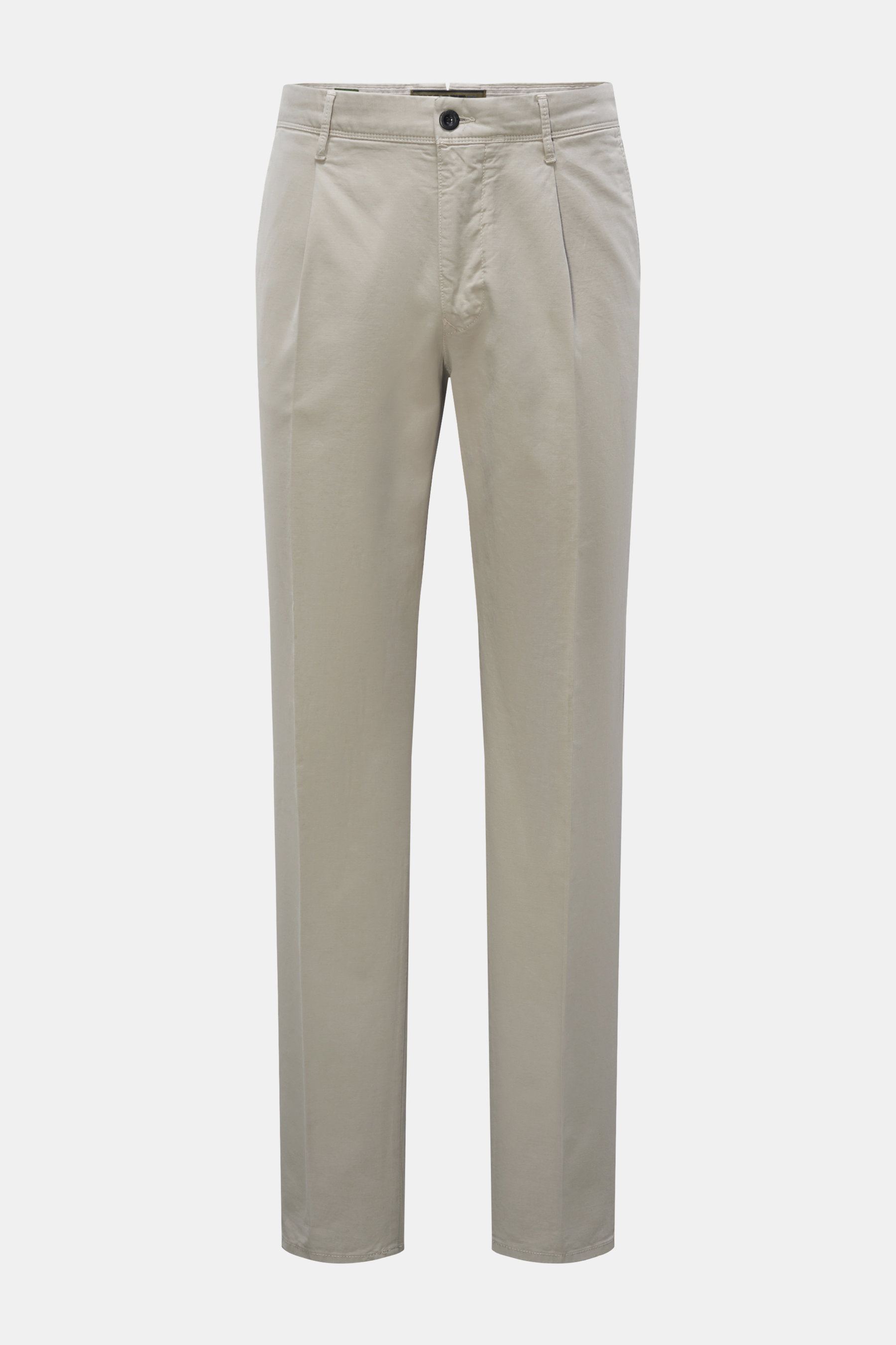 Incotex Baumwollhose 'Tapered Fit' hellgrau