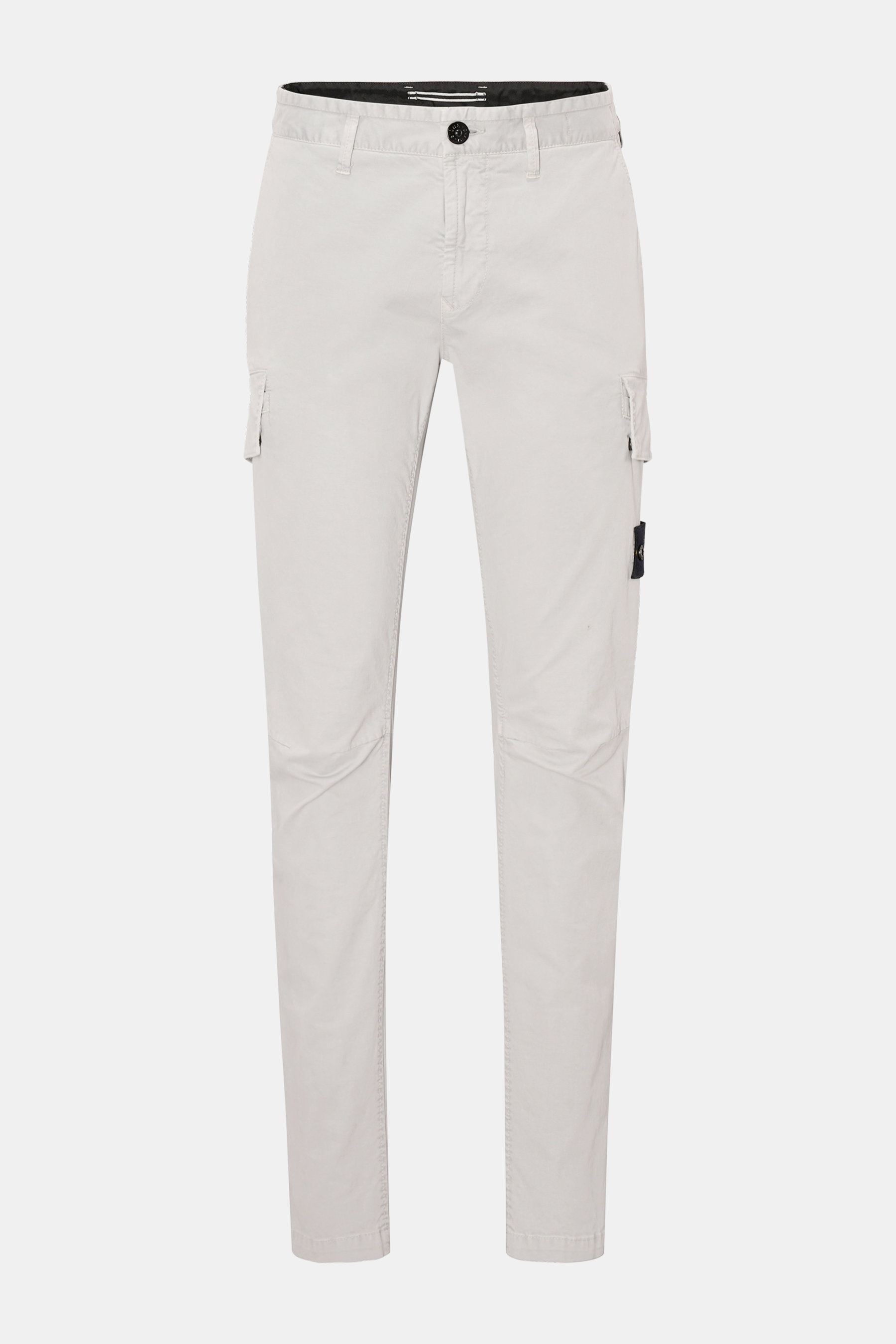 Stone Island Baumwoll-Cargohose hellgrau