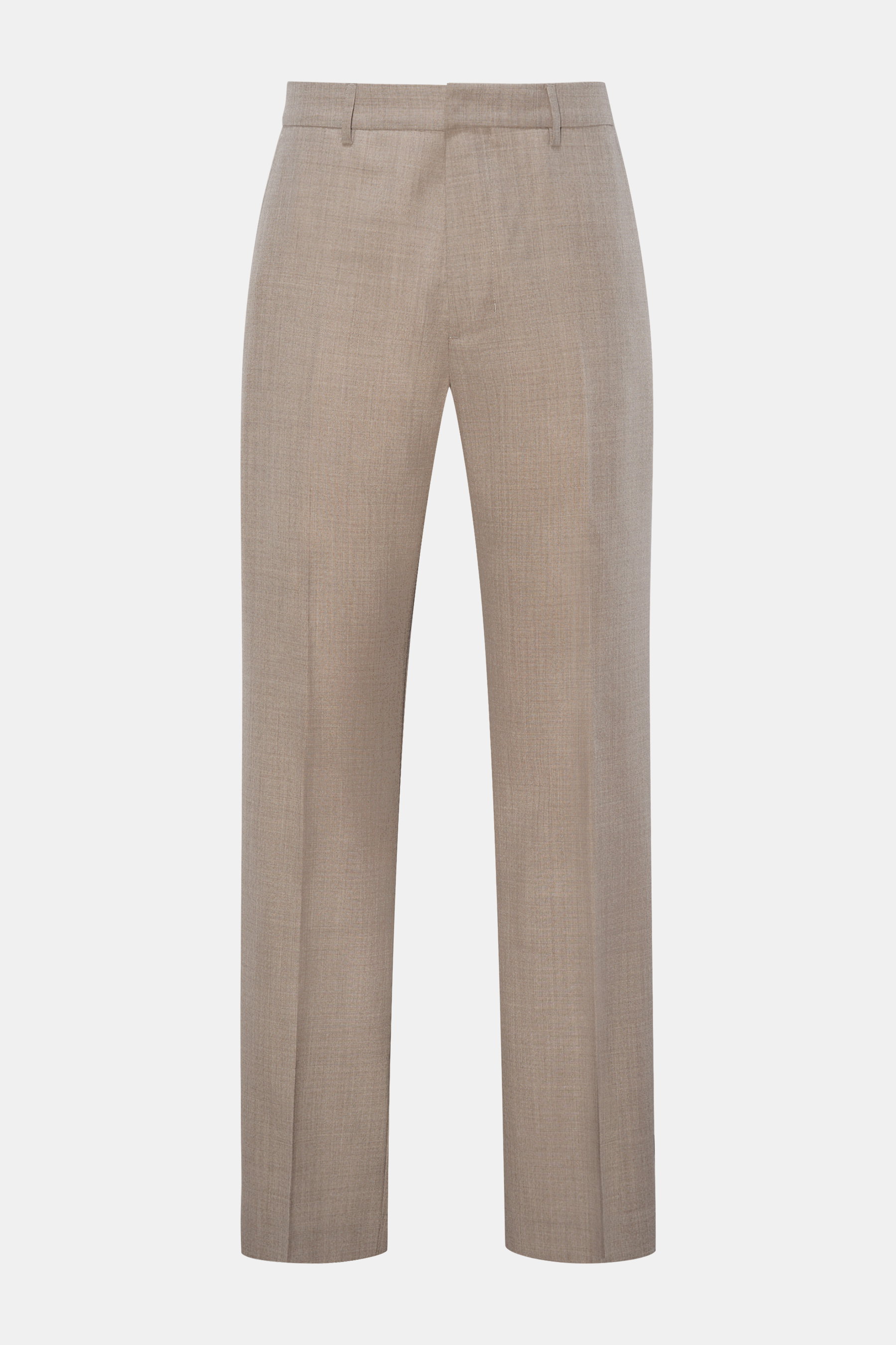 Ami Paris Wool trousers beige mottled