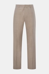 Ami Paris Wool trousers beige mottled