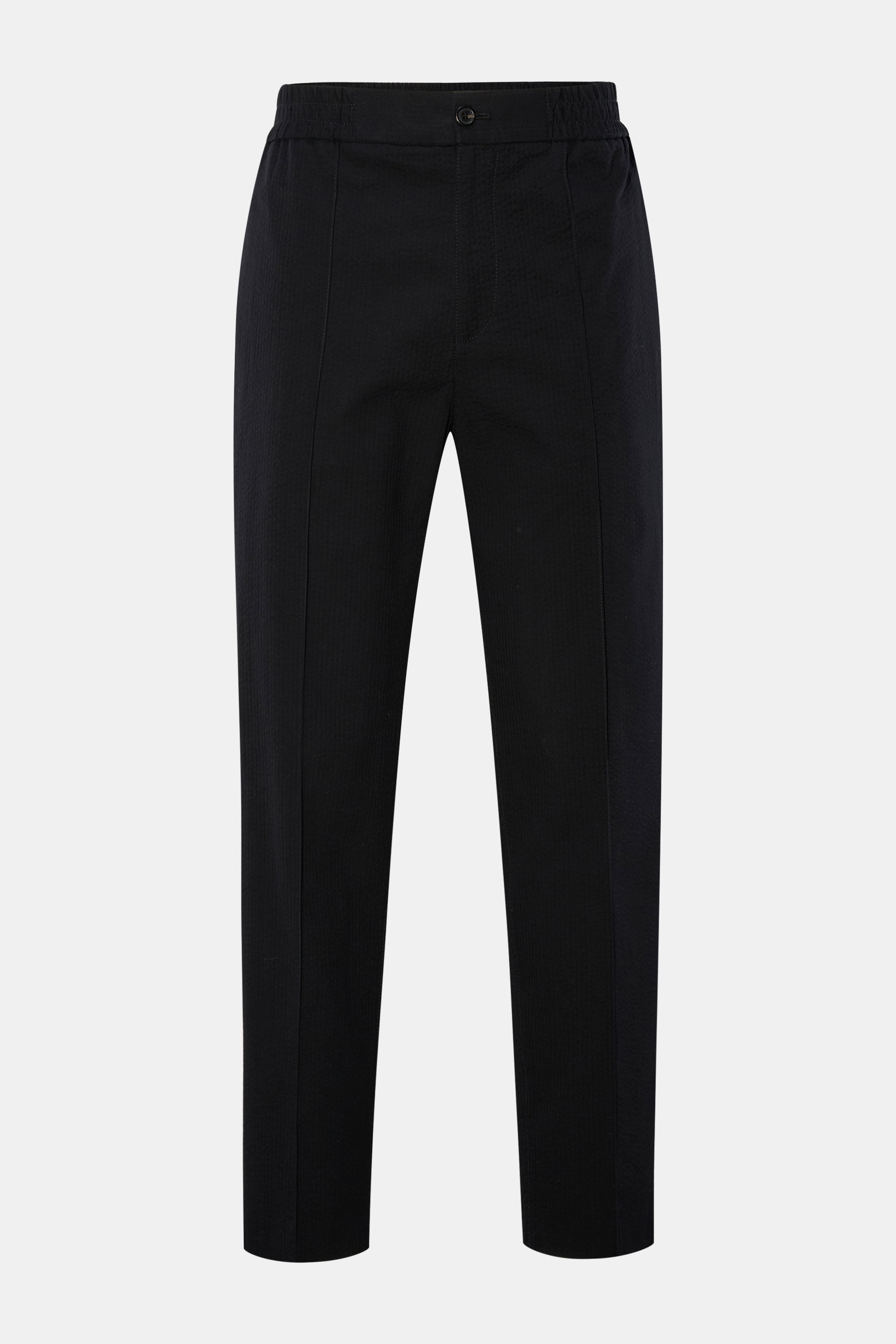A.P.C. Seersucker-Hose 'Joaquin' schwarz