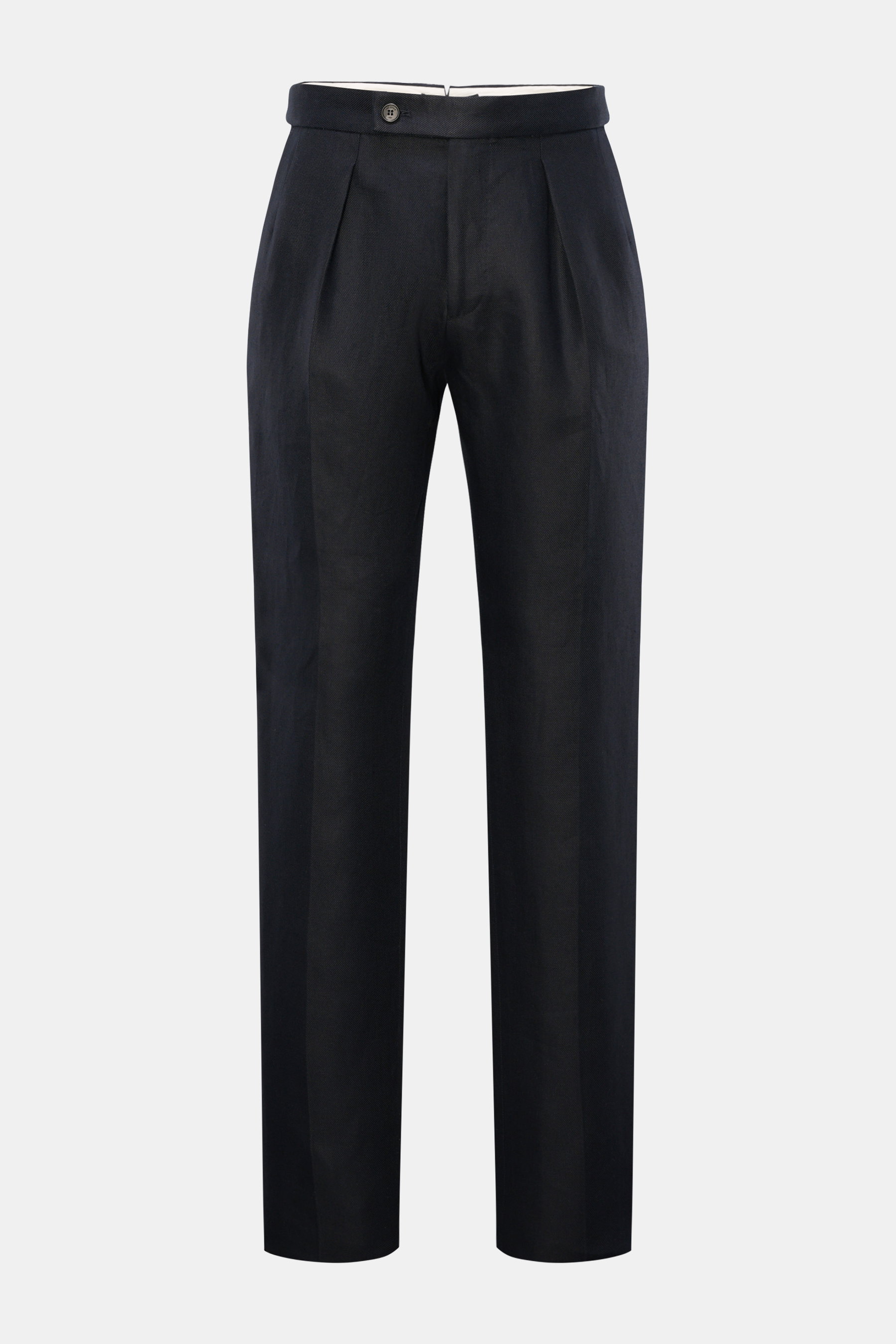 Incotex Leinenhose dark navy