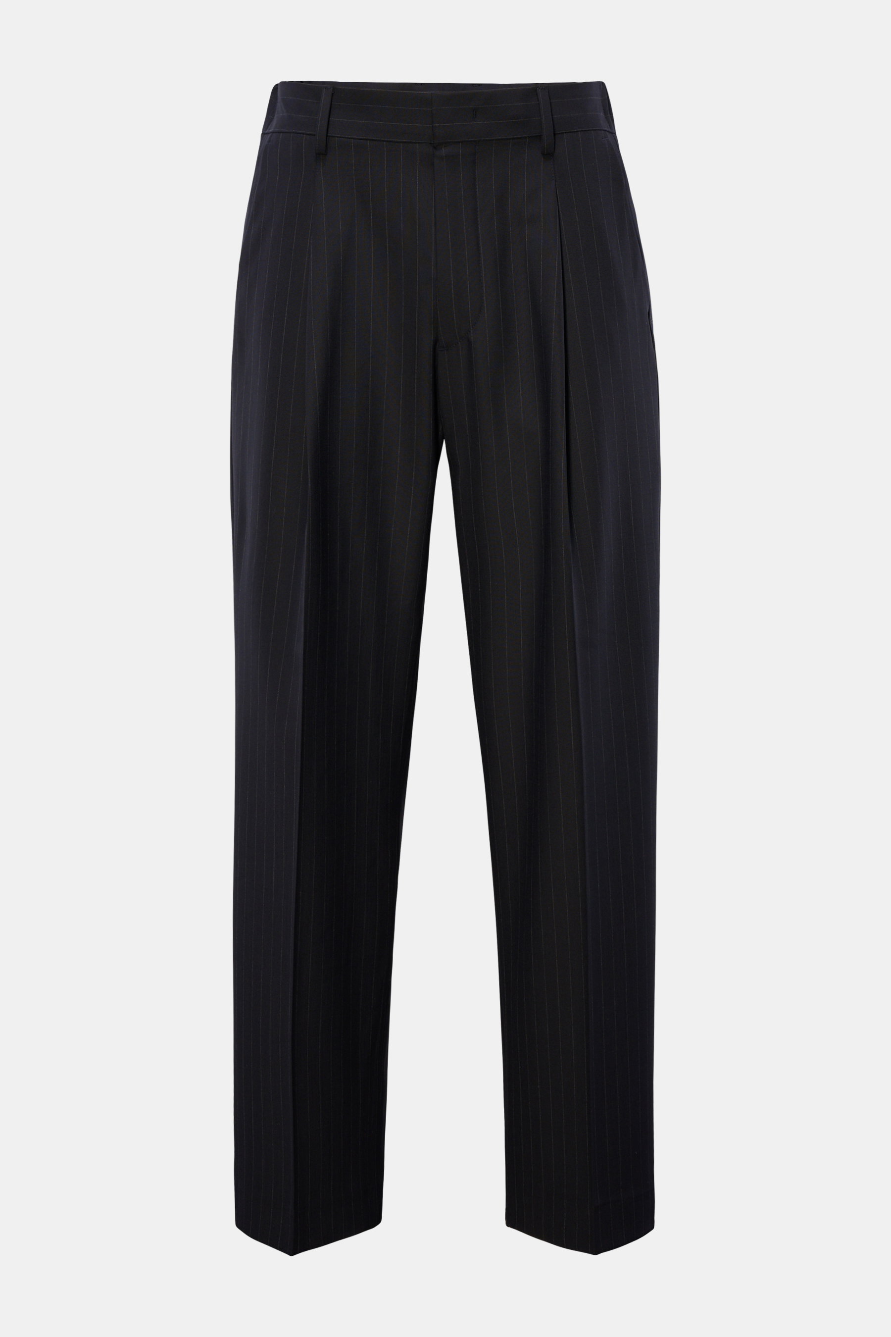 NN.07 Hose 'Kay' dark navy gestreift