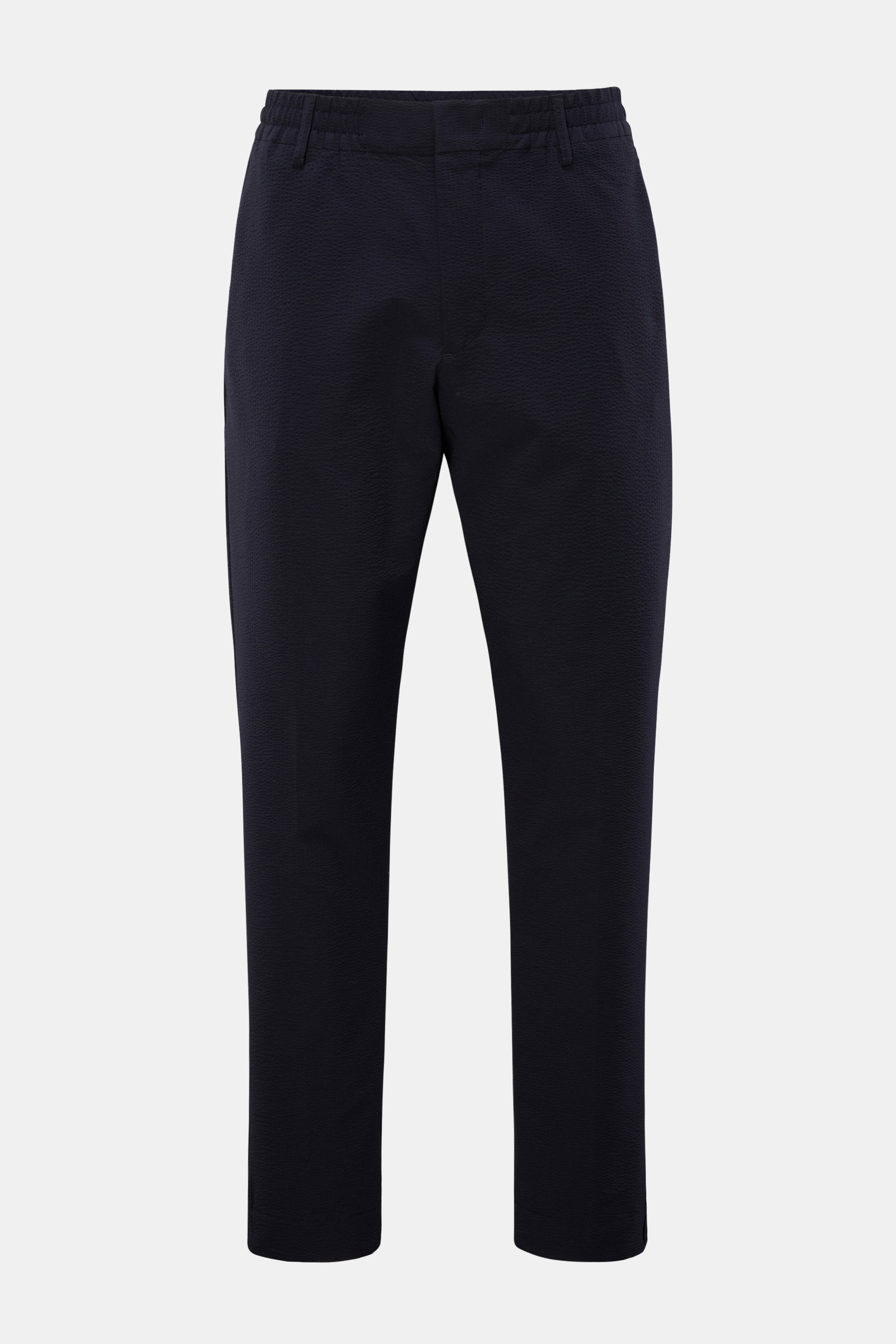 NN.07 Seersucker-Hose 'Billie' navy
