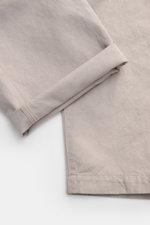Stone Island Cargo pants 'Ghost Piece' beige shown close-up from the side, highlighting lightweight cotton-linen fabric and stitched cuffs. 

<p>Get an incognito look with these cargo pants from the 'Ghost Collection' by Stone Island in a monochrome desig