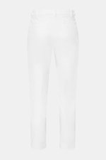 Rückansicht der 04651/ A trip in a bag Cordhose offwhite aus Baumwoll-Cord mit doppelter Bundfalte, Side-Adjustern und taperem Fit.