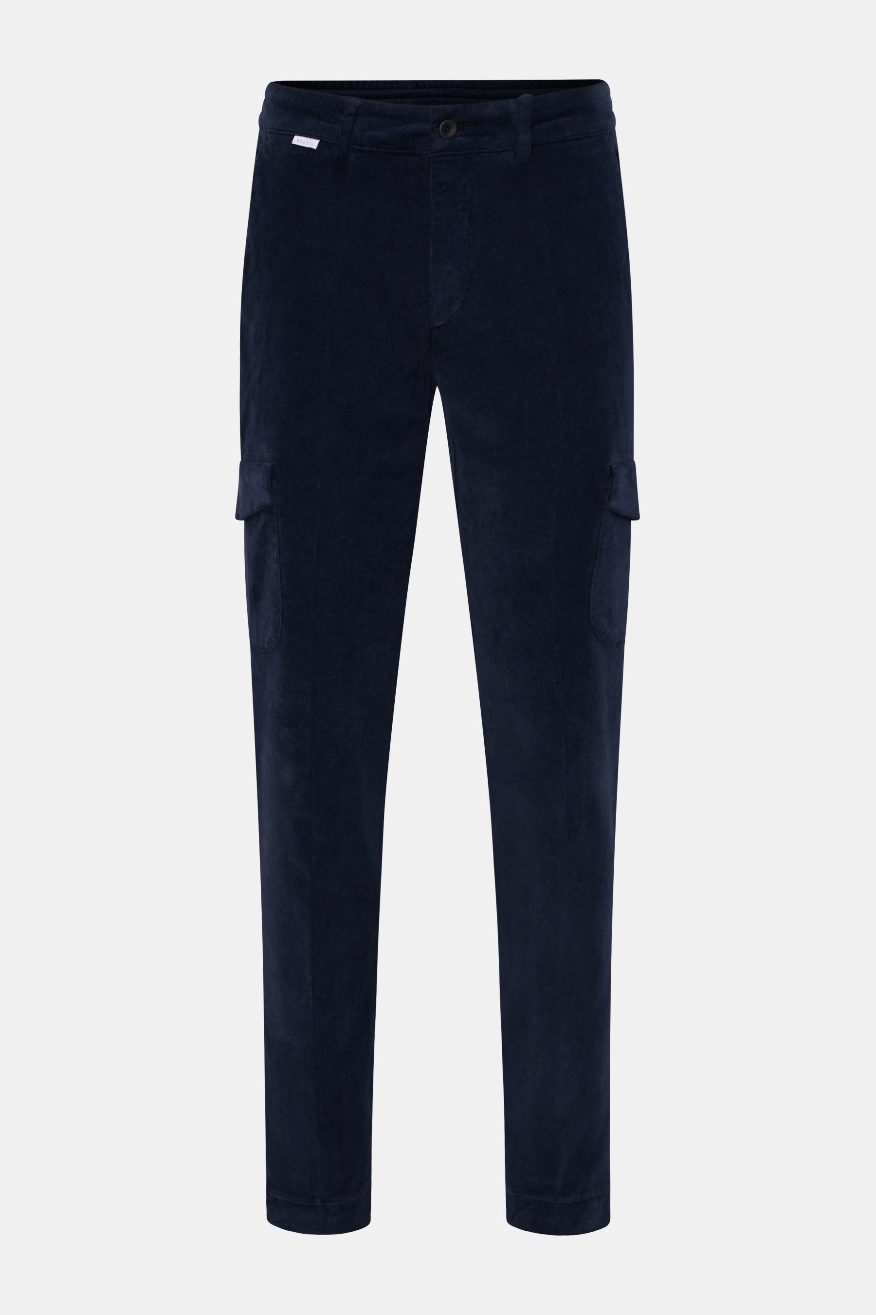 Cord-Cargohose navy