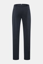 PT Torino Chino 'Union Fit' navy, Rückansicht, Baumwolltwill mit leichtem Stretch, einfache Bundfalte, französische Taschen, schmal zulaufend, Regular Fit.