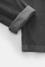 Jacob Cohen Corduroy Pants 'Bobby' dark grey shown in a close-up detail from above, highlighting the soft cotton blend fabric and cuff. Precise Italian craftsmanship - this is what the label JACOB COHEN stands for, creating a bestseller for the contempora