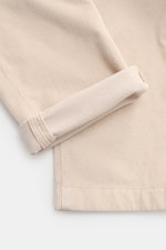 Close-up top view of Jacob Cohen Corduroy Pants 'Bobby' cream showing soft cotton blend fabric and fine ribbed texture.

<p>Precise Italian craftsmanship - this is what the label JACOB COHEN stands for, creating a bestseller for the contemporary men's war