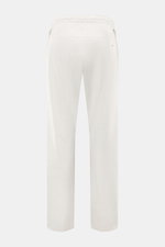 Stone Island Hose 'Stellina' offwhite, Rückansicht, Regular Fit, hoher Bund, elastischer Bund, Windrosen-Stitching, Microfaser, glatter Griff.