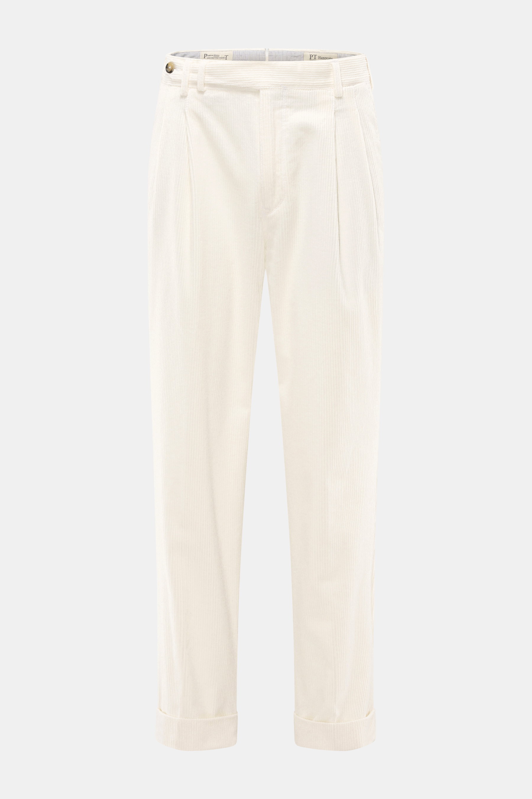 PT Torino Cordhose 'Carrot Fit' creme