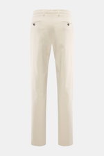 Briglia 1949 Chino 'Naviglio' sand Rückansicht, schmal zulaufend, weicher Twill-Baumwollstoff, Regular Fit, Bundknopf, französische und Gesäßtaschen.