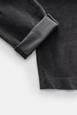 Close-up top view of Closed Corduroy Pants 'Clifton' dark grey showing soft cotton corduroy fabric with slight stretch and folded cuff.

<p>With the casual 'Clifton' pants made of soft cotton corduroy from the trouser experts CLOSED, you are very well adv