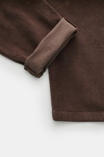 Close-up top view of folded cuff showing soft cotton corduroy texture of Closed Corduroy Pants 'Bergen' Brown.

Description: <p>With the casual 'Bergen' pants made of slightly elastic cotton corduroy by the trouser expert CLOSED, you are very well advised