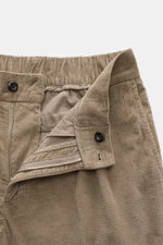 Close-up front view of 04651/ A trip in a bag Corduroy Pants brown showing zipper, waistband button, and soft cotton corduroy with seersucker inner side.

Description: <p>These corduroy pants by 04651/ A TRIP IN A BAG are made of cotton corduroy with a 