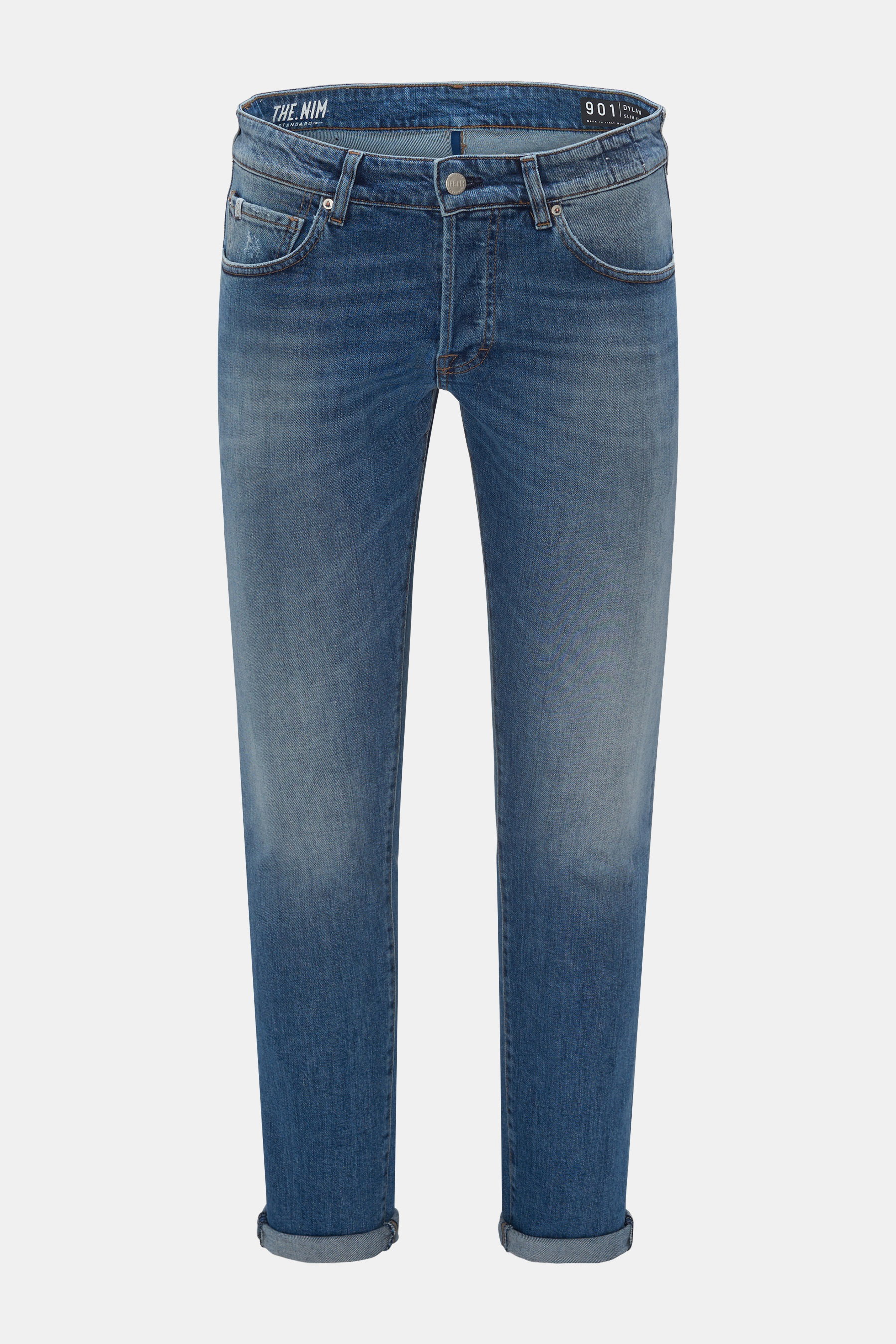 The.Nim Jeans '901 Dylan Slim Fit' rauchblau