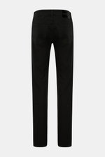 Jacob Cohen Jeans 'Bard' schwarz (ehemals J688), Slim Fit, Five-Pocket, Button Fly, Stoffmix Baumwolle/Microfaser, Rückansicht.