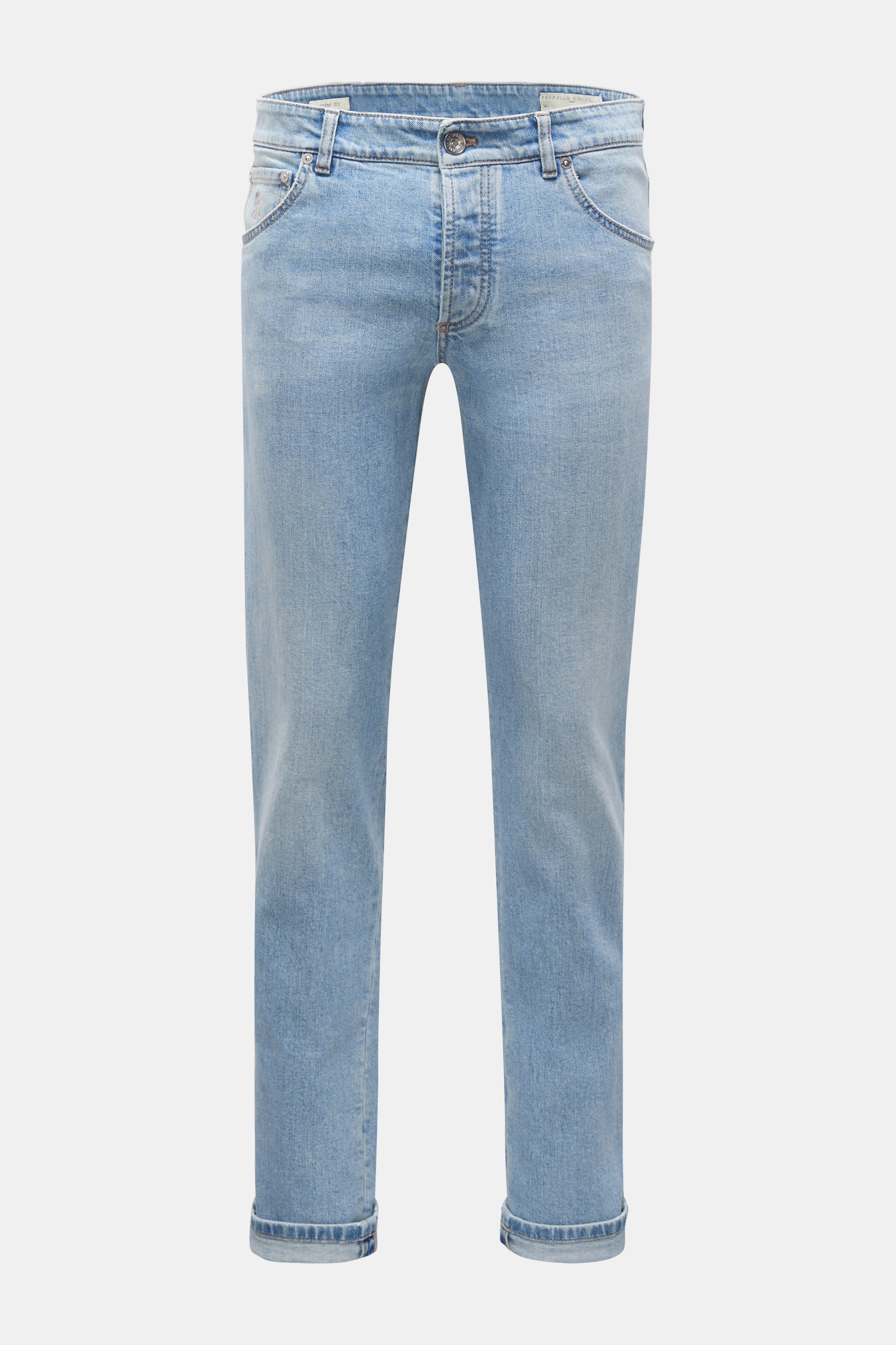 Brunello Cucinelli Jeans 'Skinny Fit' hellblau