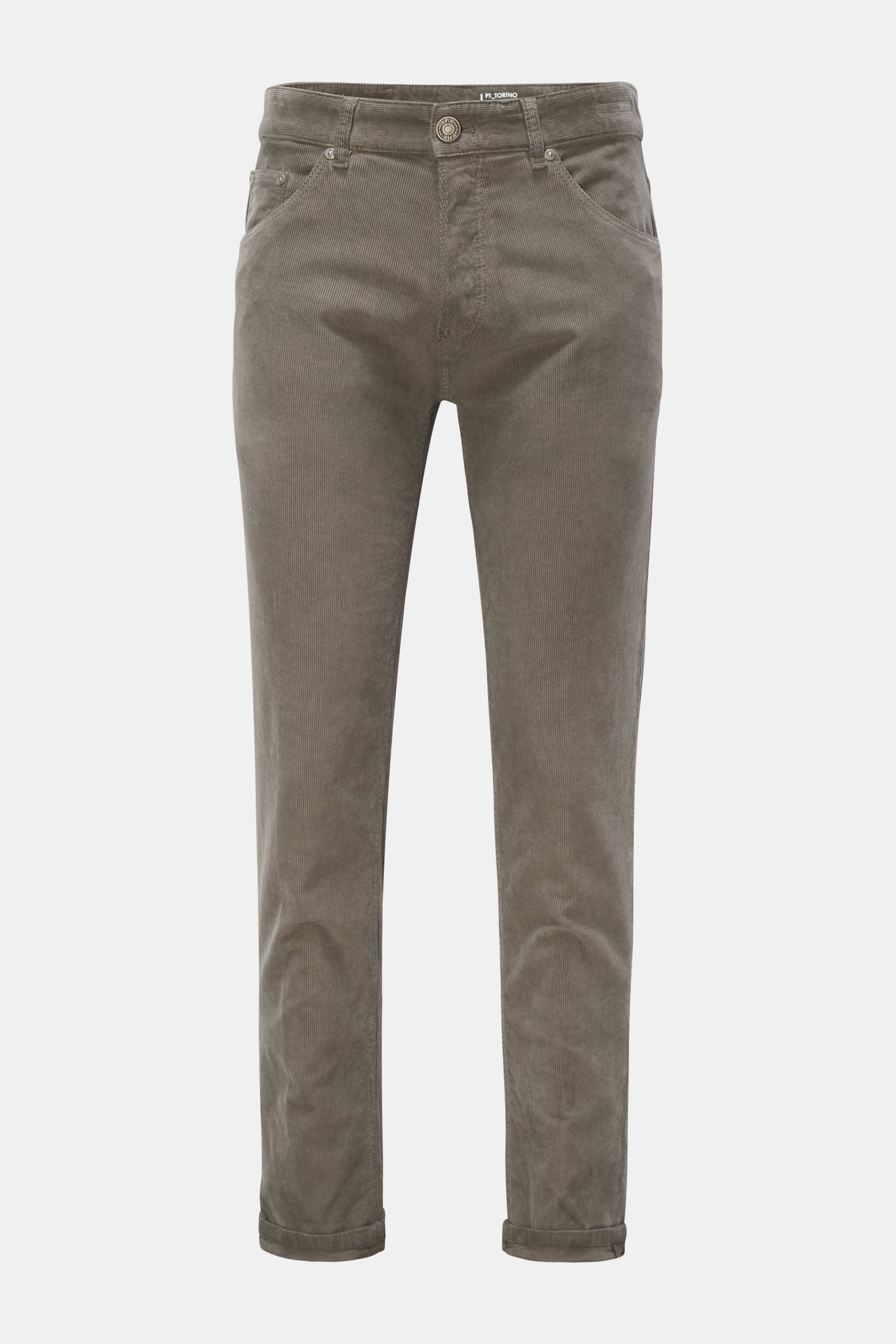 PT Torino Denim Corduroy 'Reggae' grey-brown
